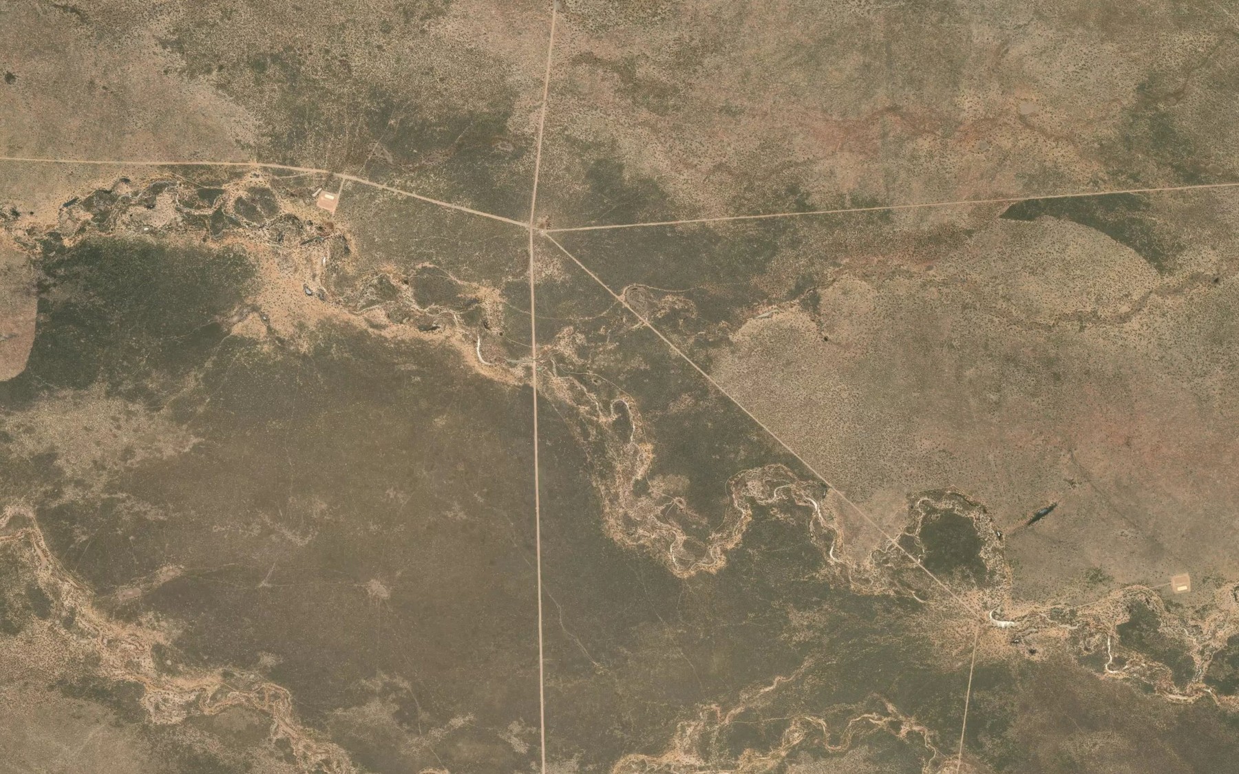 Satellite map of the Finch Creek