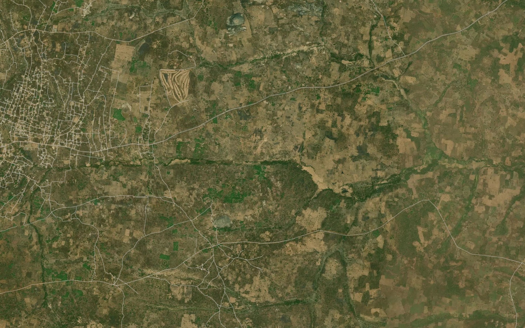 Satellite map of the River Ogun