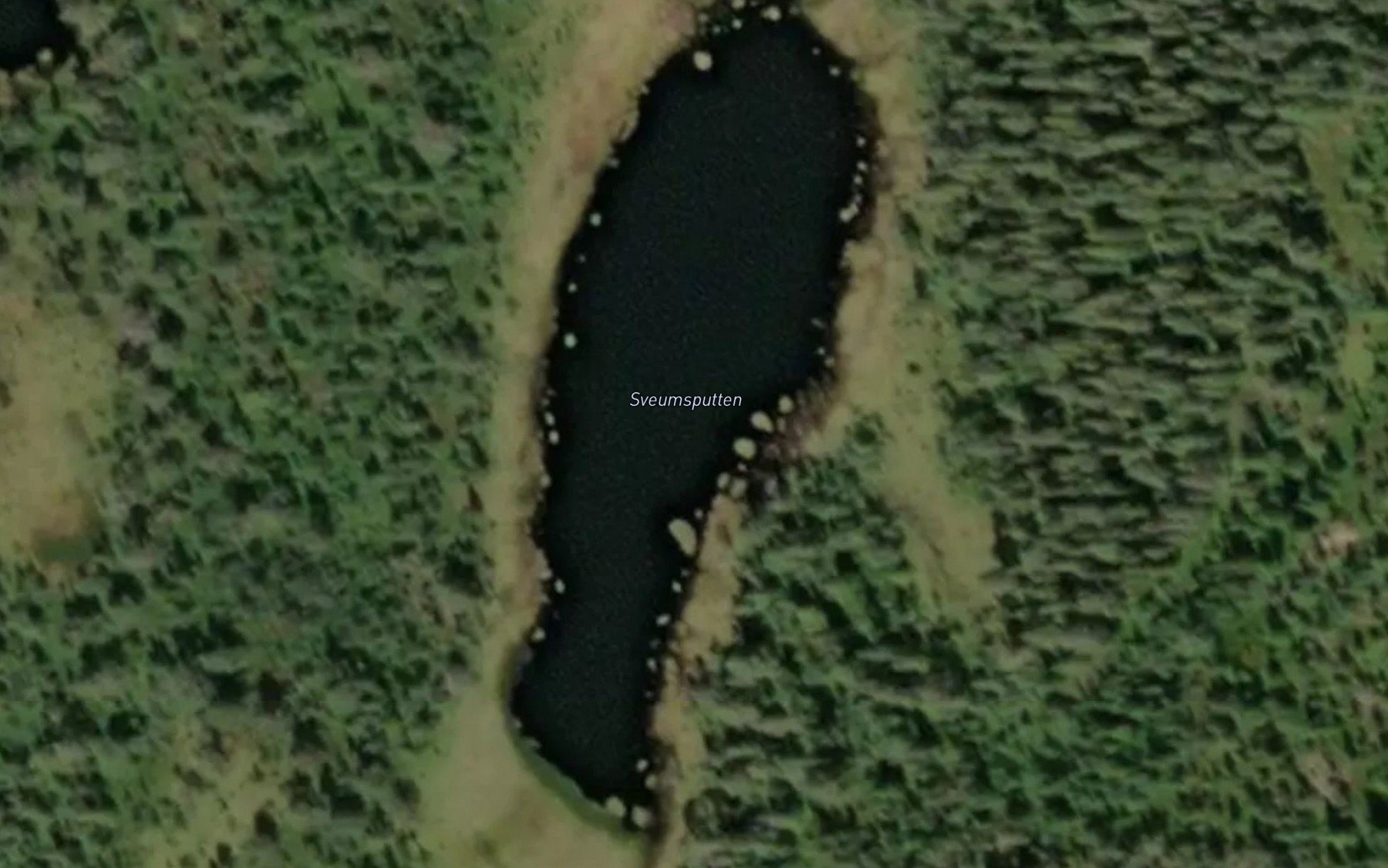 Satellite map of the Sveumsputten