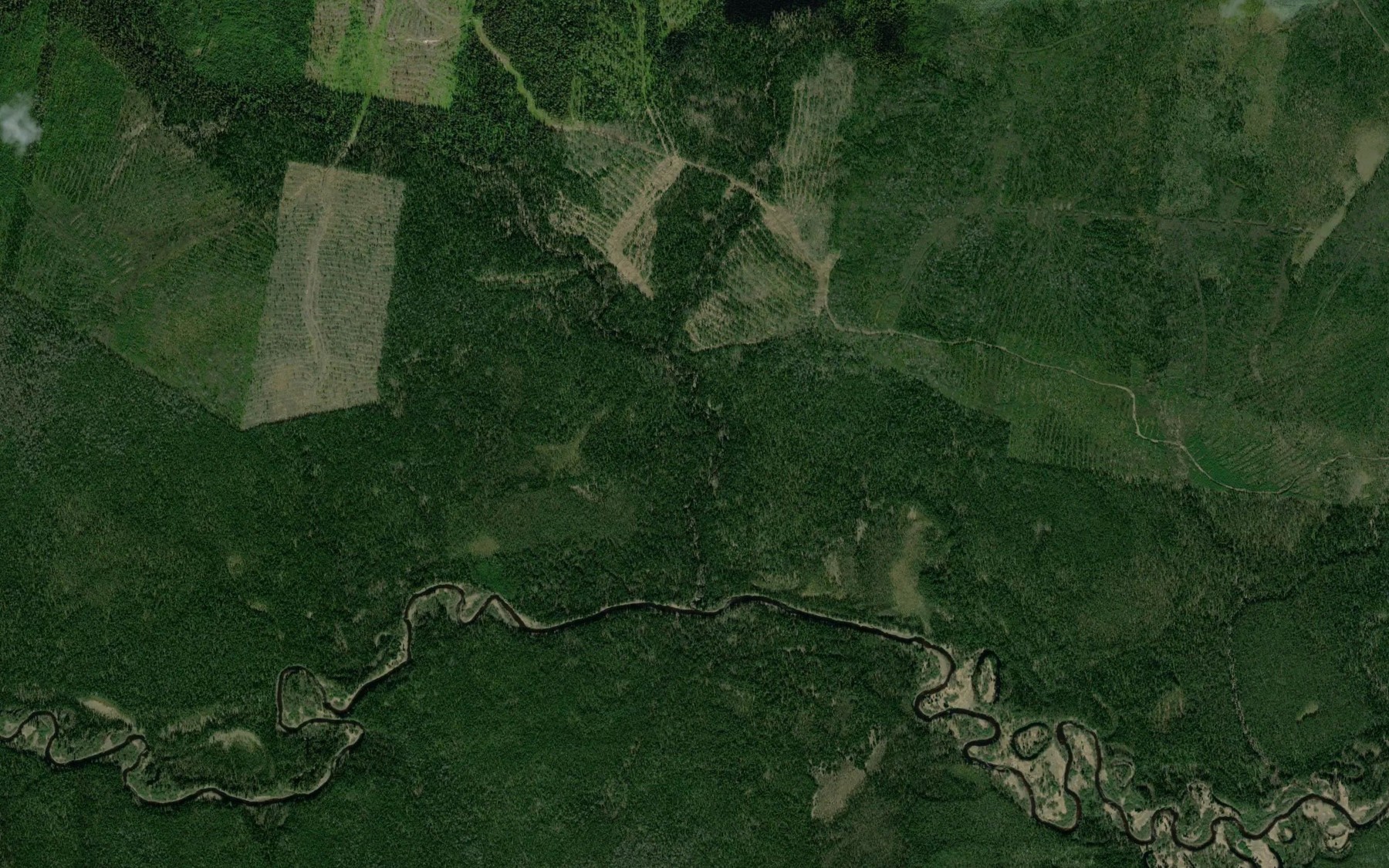 Satellite map of the Yuzhnyy Pyrzyan