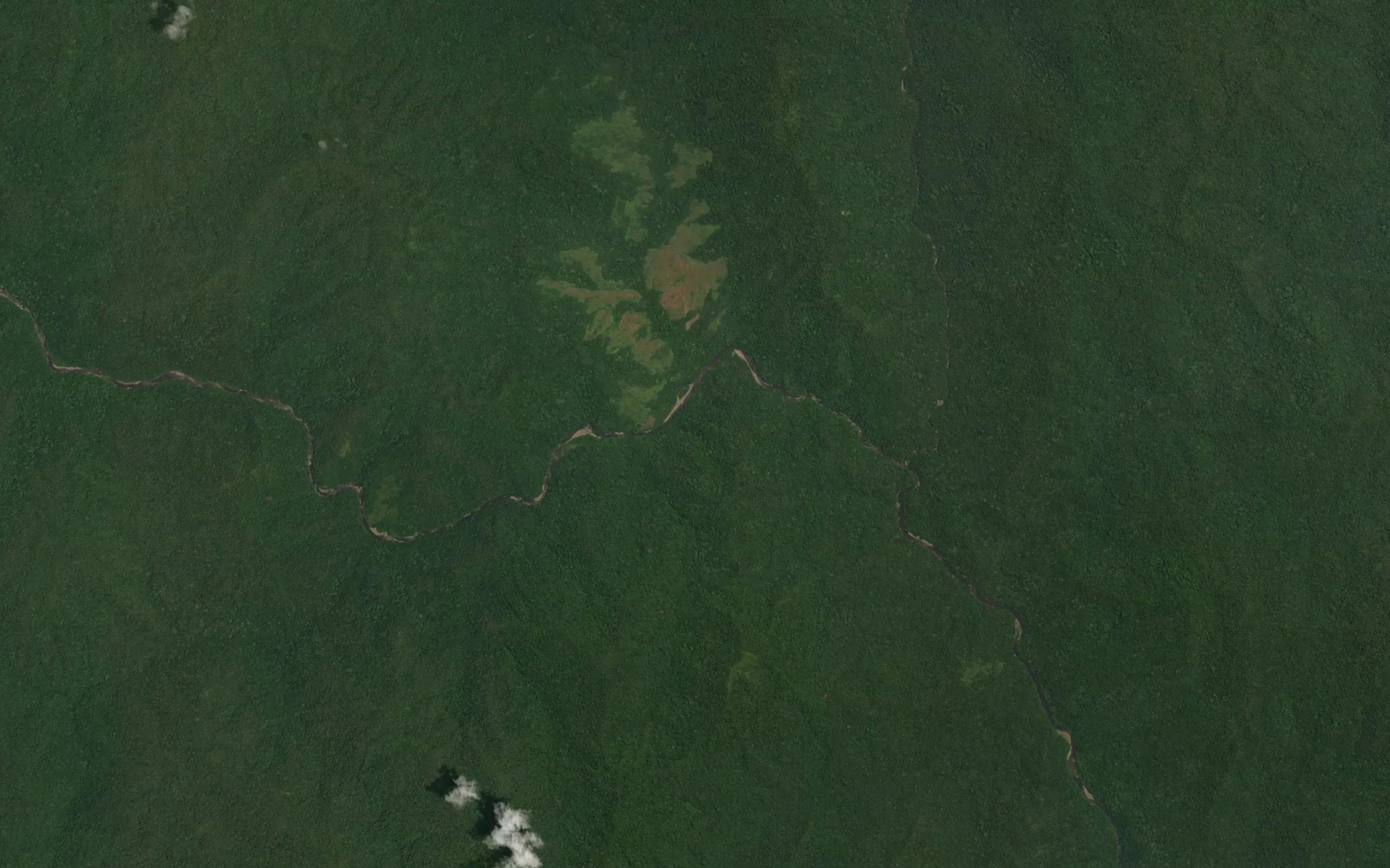 Satellite map of the Sungai Berda