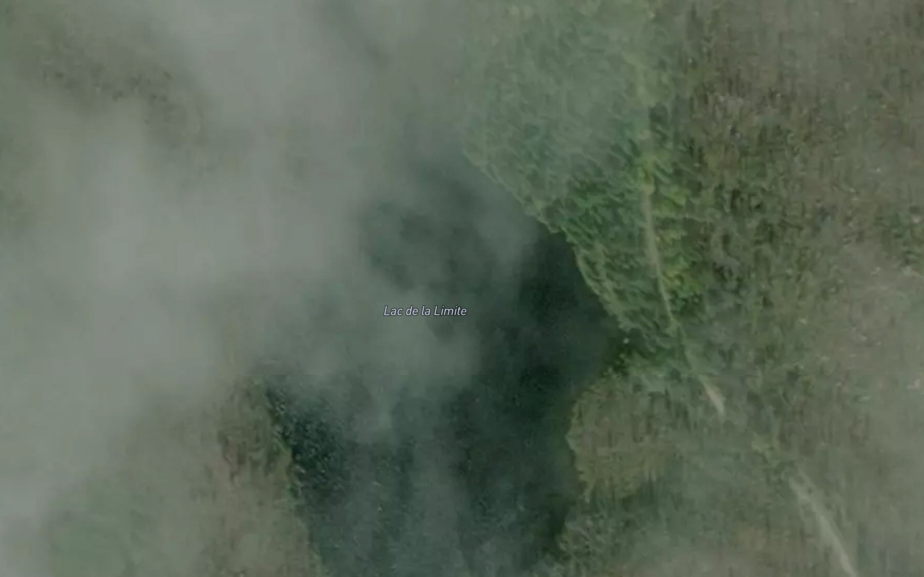 Satellite map of the Lac de la Limite