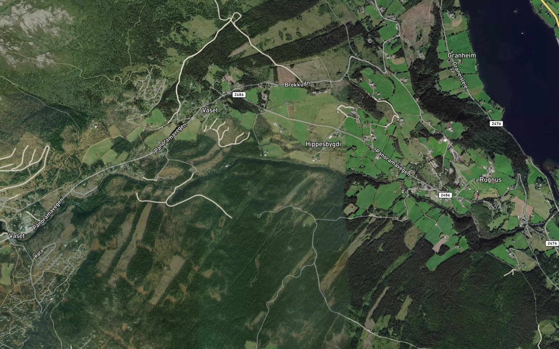 Satellite map of the Hippisbekken