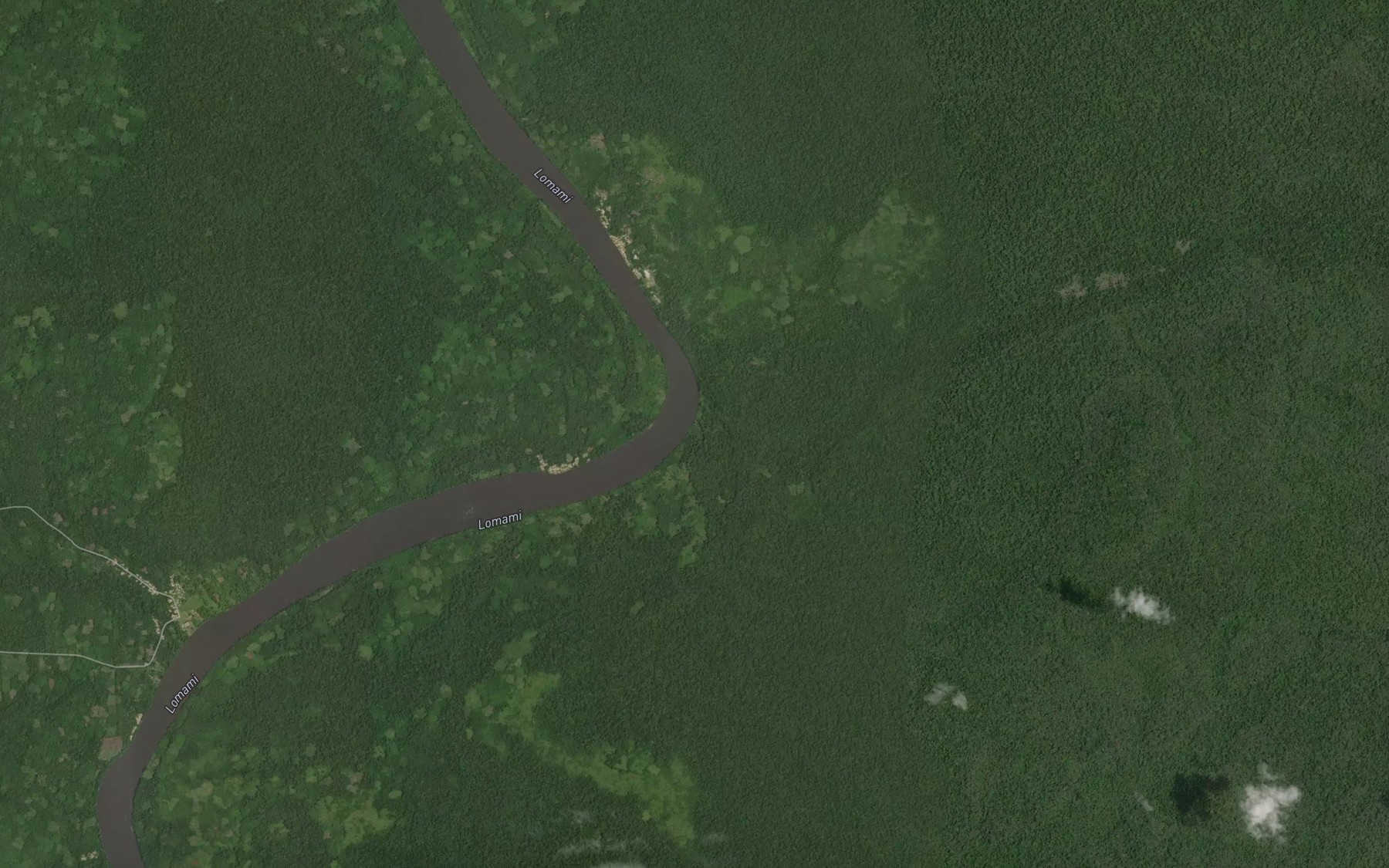 Satellite map of the Lukumete