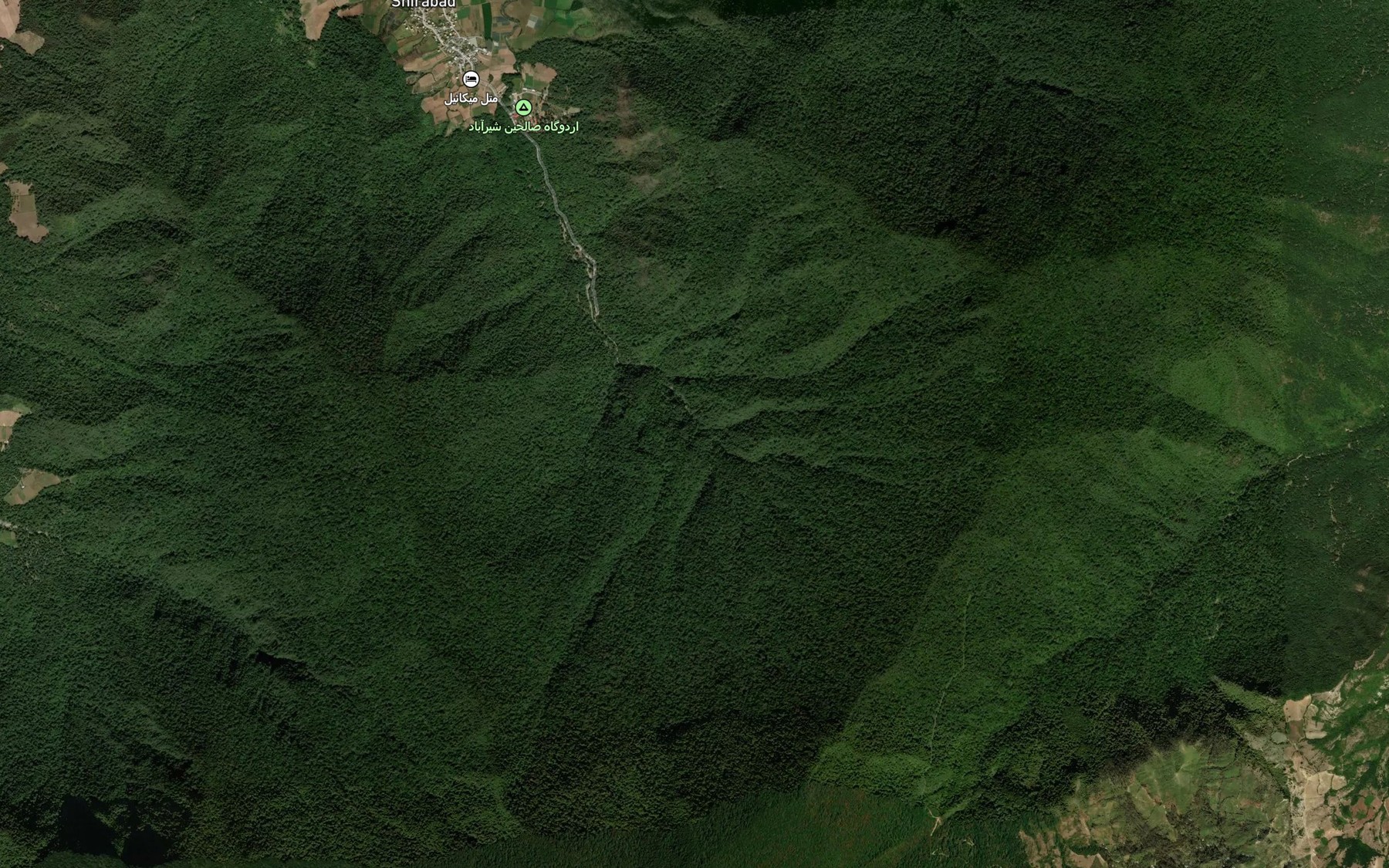 Satellite map of the Cheshmeh-ye Shirabad