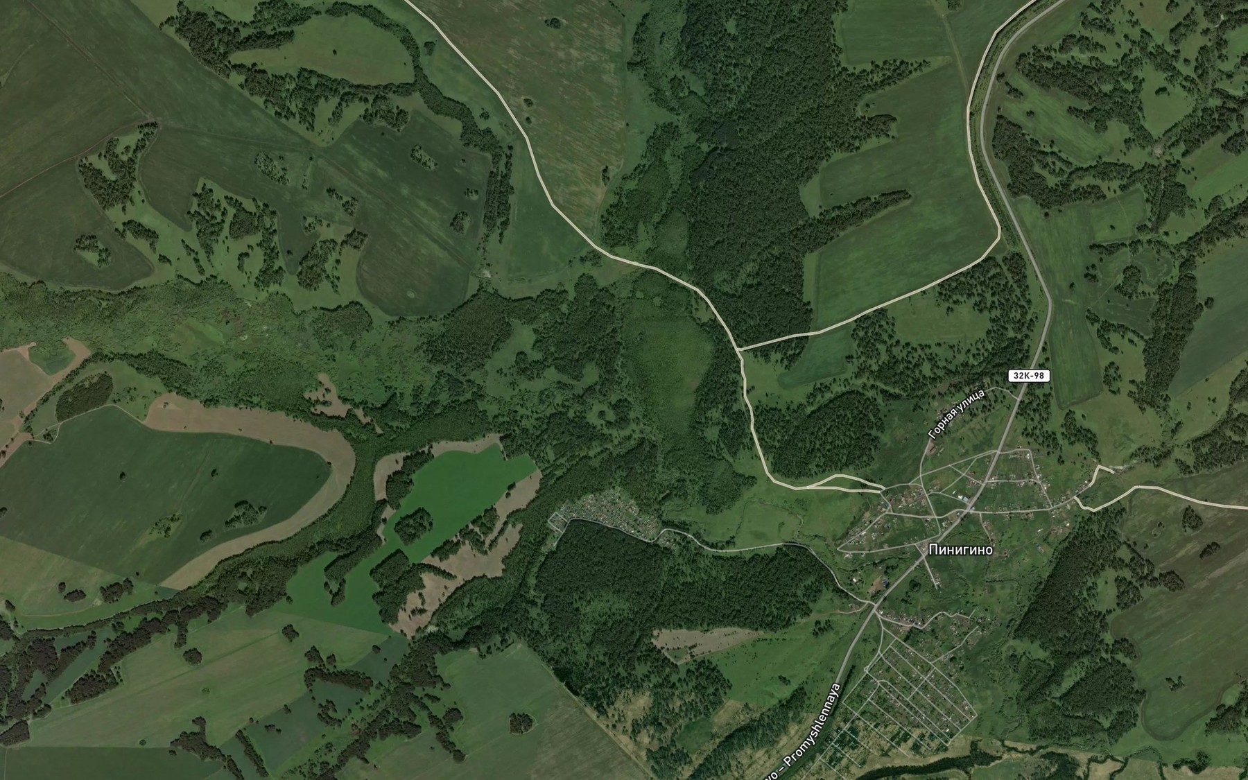 Satellite map of the Talovka