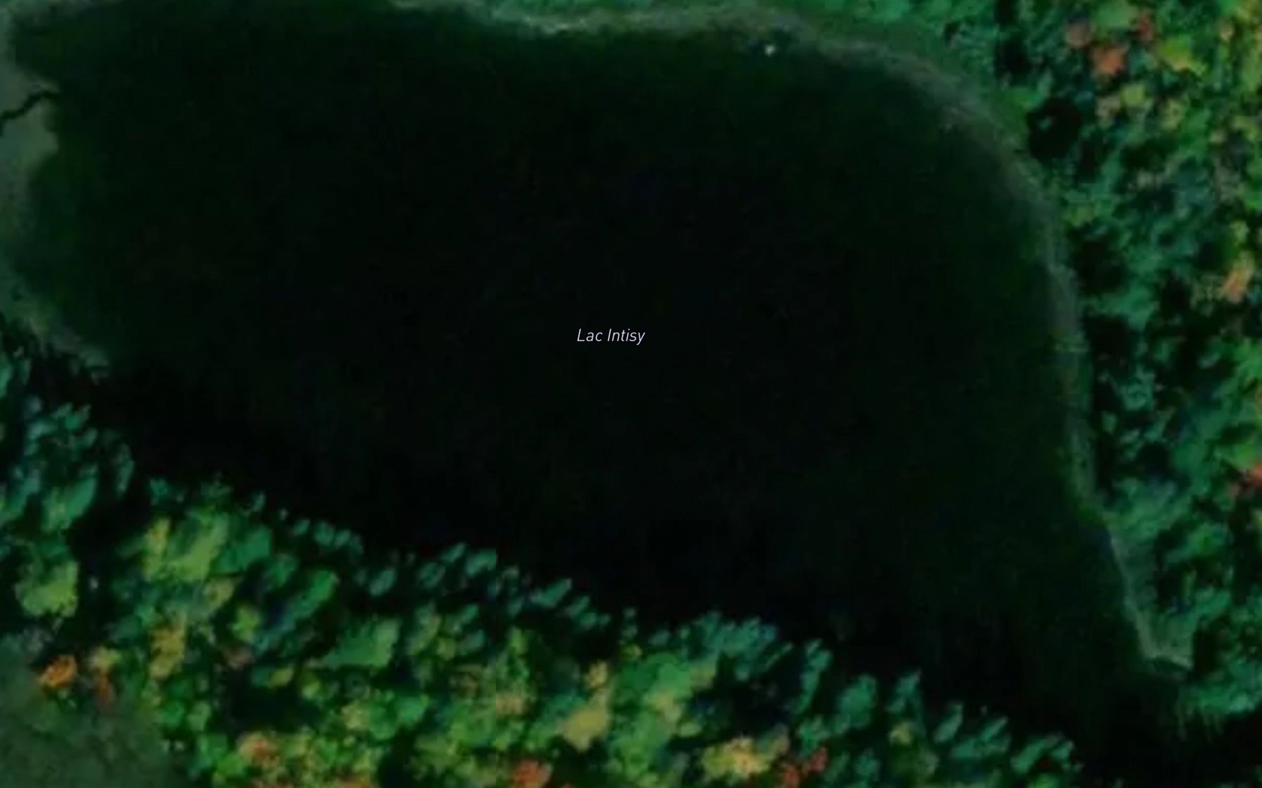Satellite map of the Lac Intisy