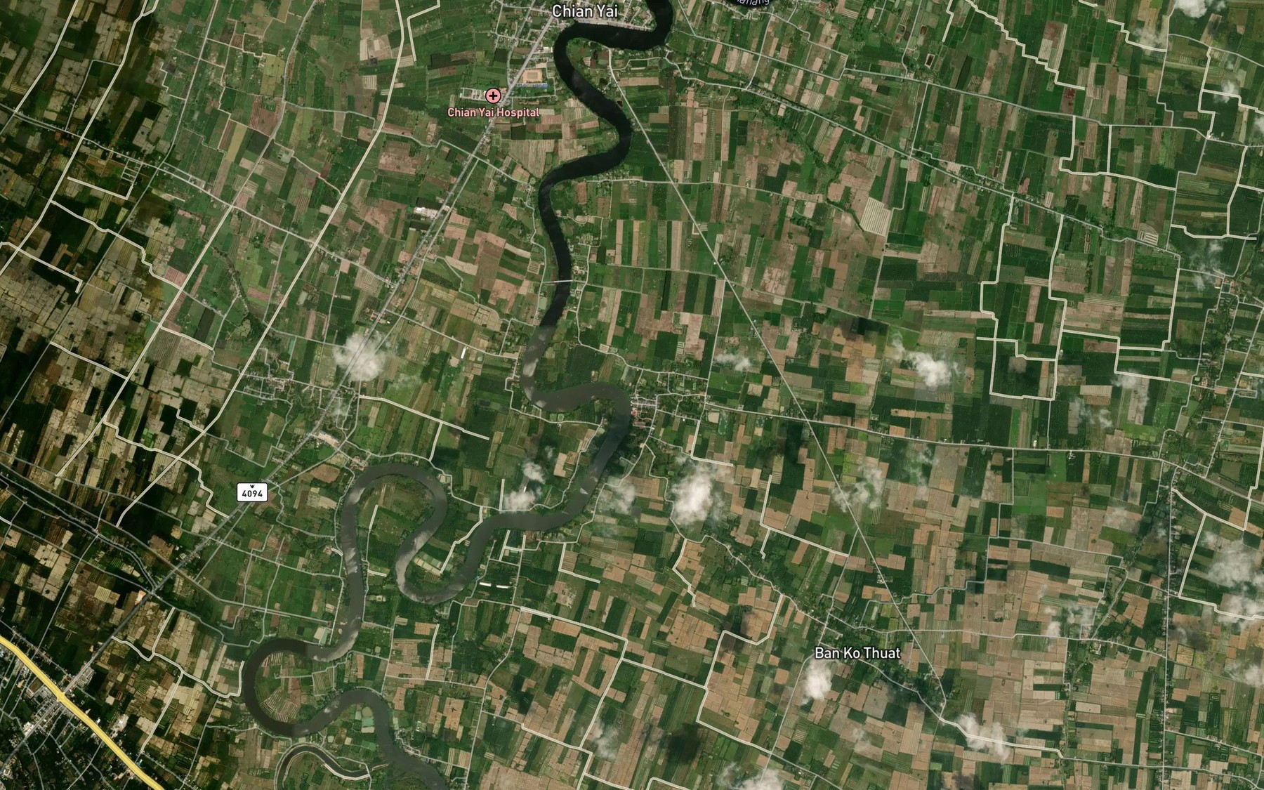 Satellite map of the Khlong Bang Mot