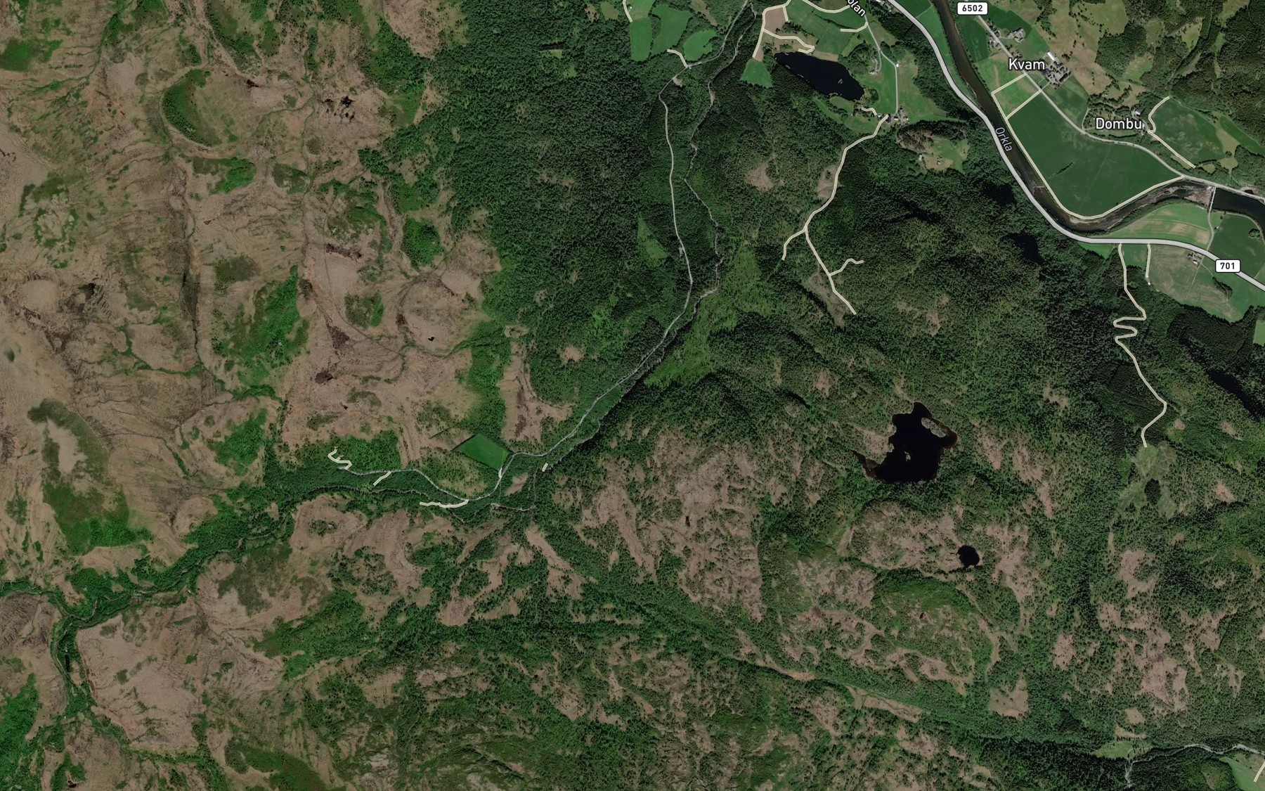 Satellite map of the Mosbrunnskjerva