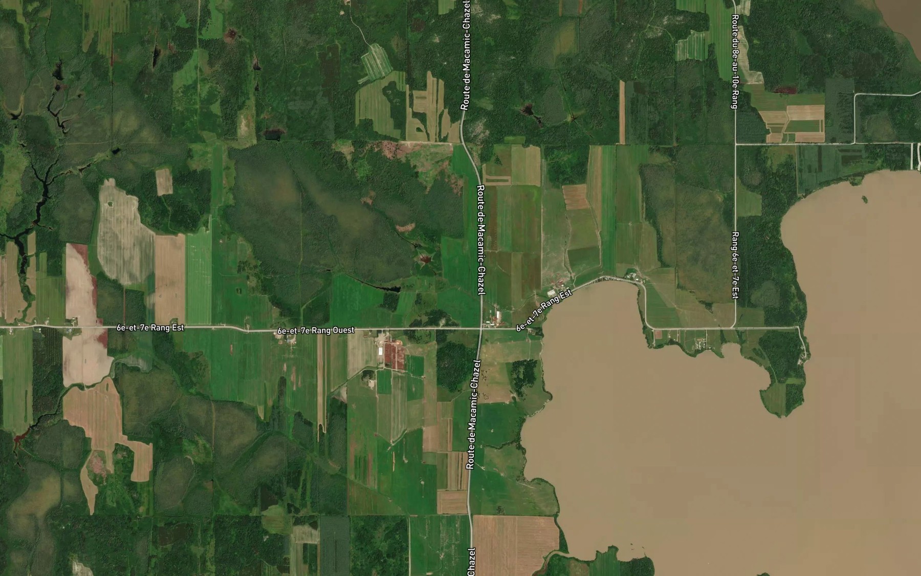 Satellite map of the Embranchement Morneau
