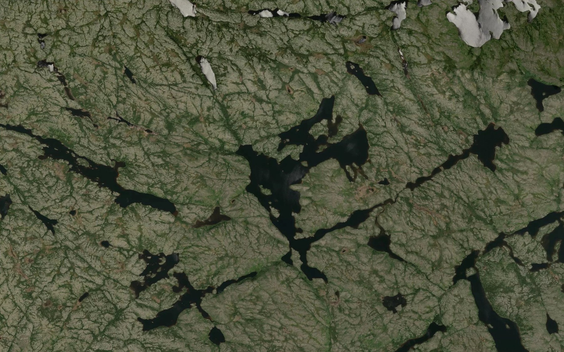 Satellite map of the Lac Anamapiskach