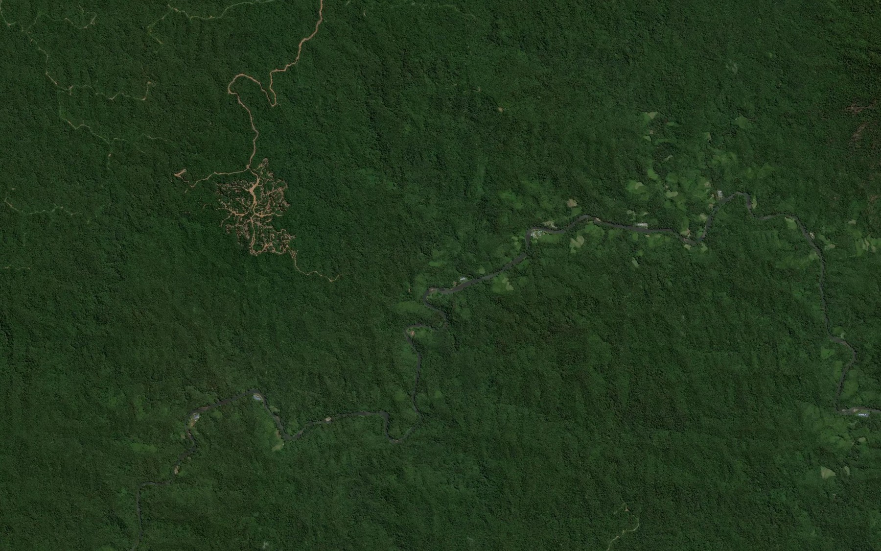 Satellite map of the Sungai Nareh