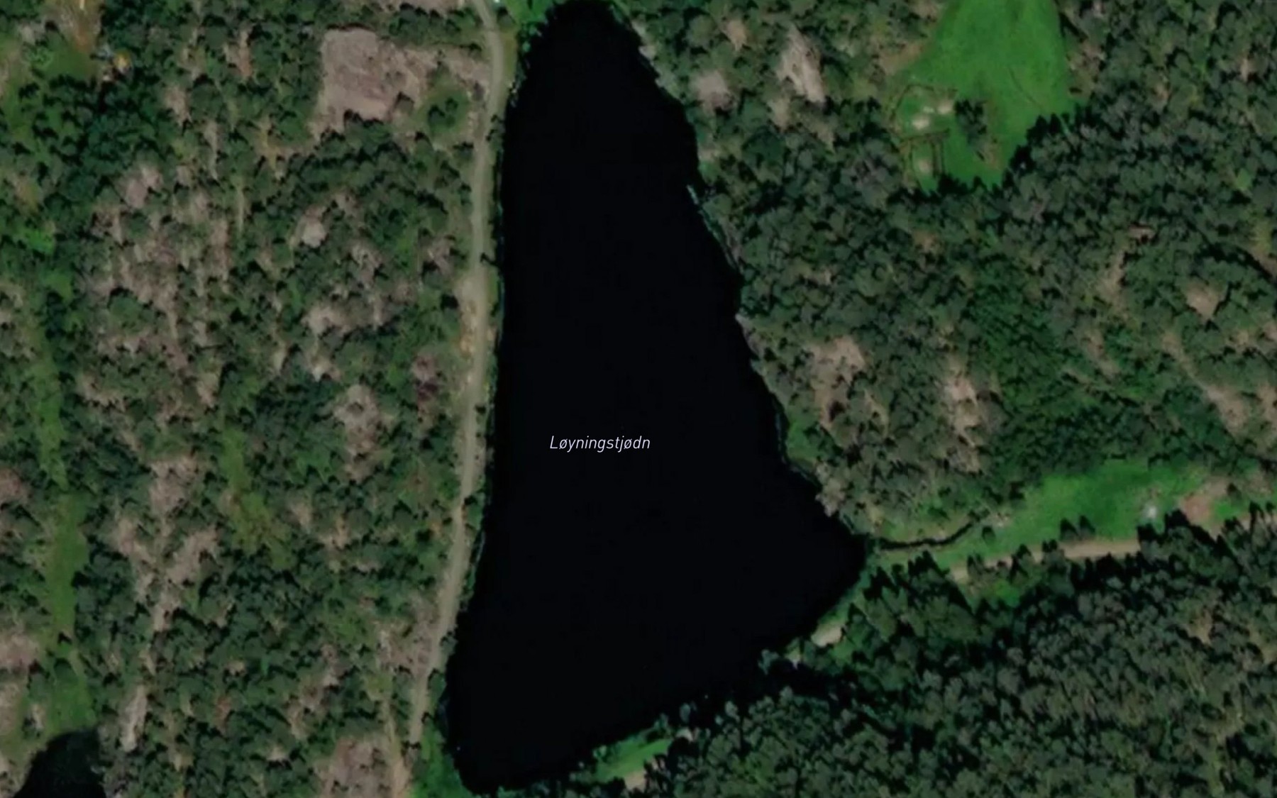 Satellite map of the Loyningstjodn