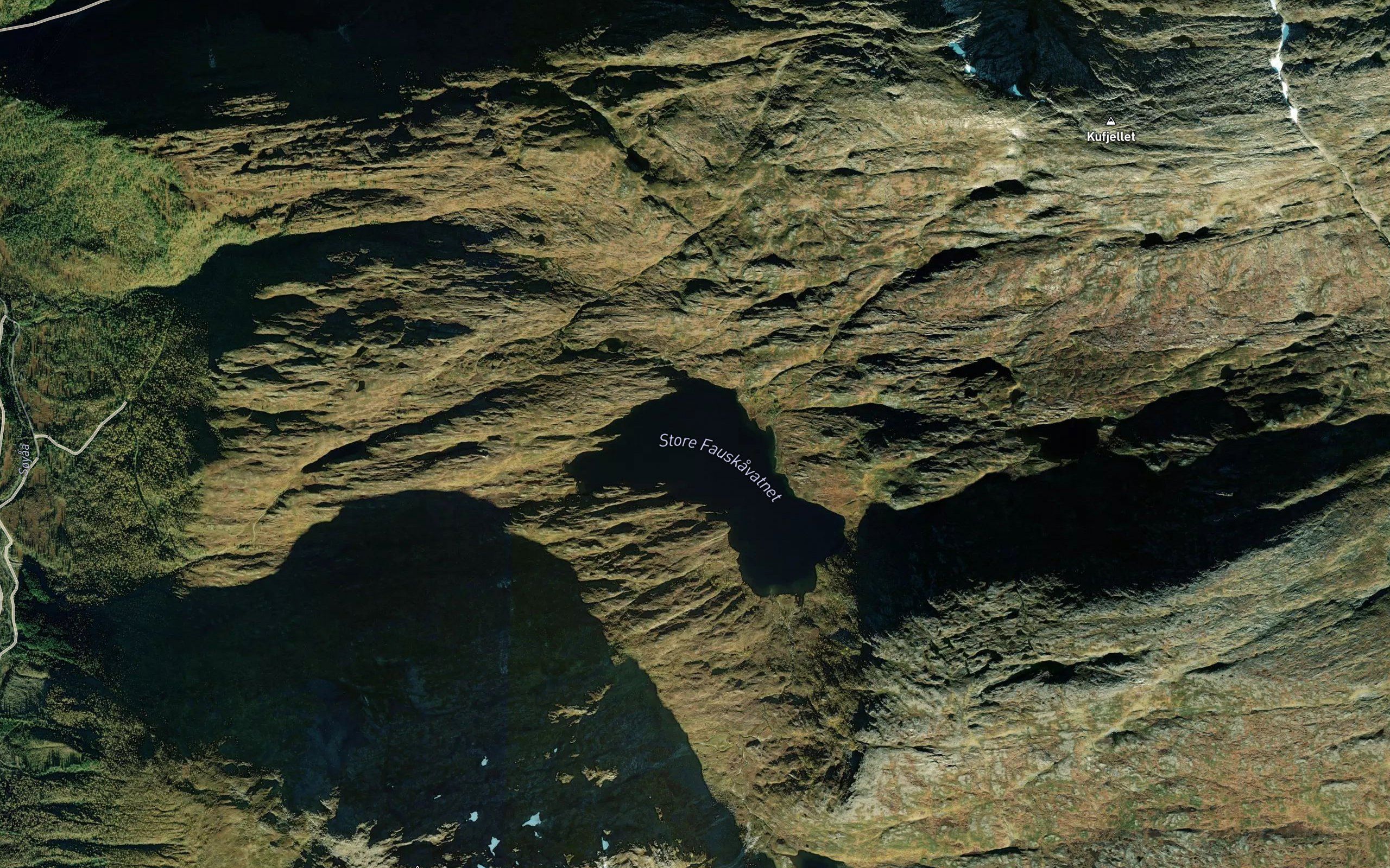 Fauskavatnet,store