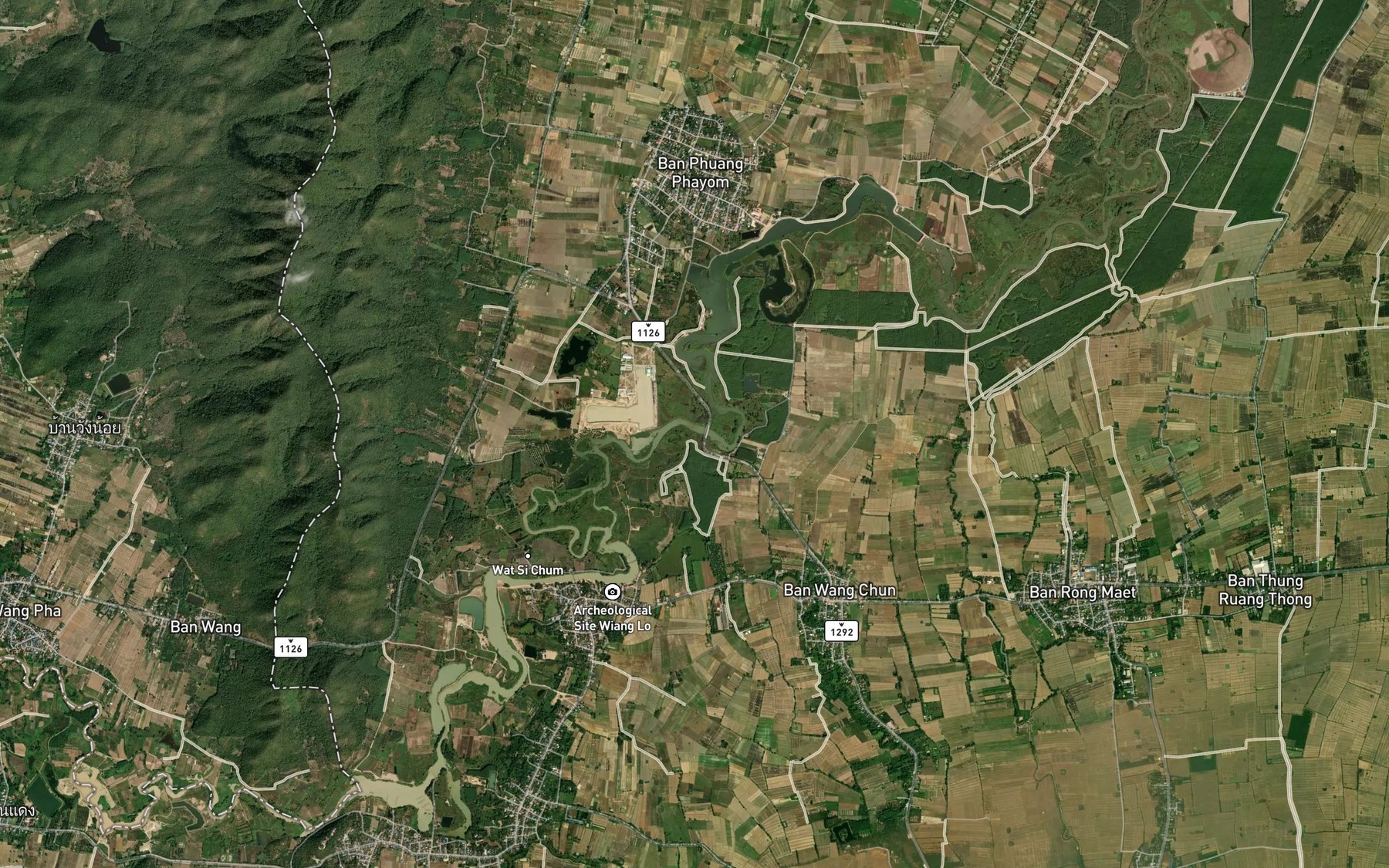 Satellite map of the Nam Chun
