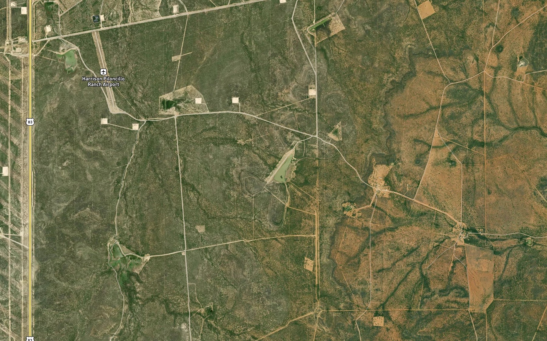 Satellite map of the Harrison Lake Number 3