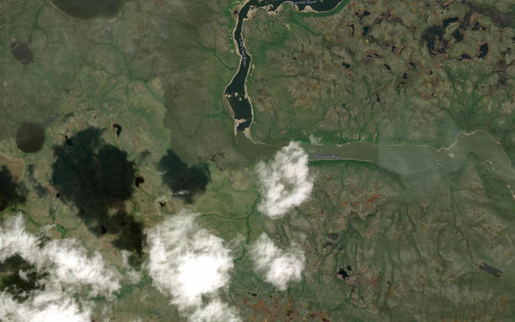 Satellite map of the Harold McDonald Creek