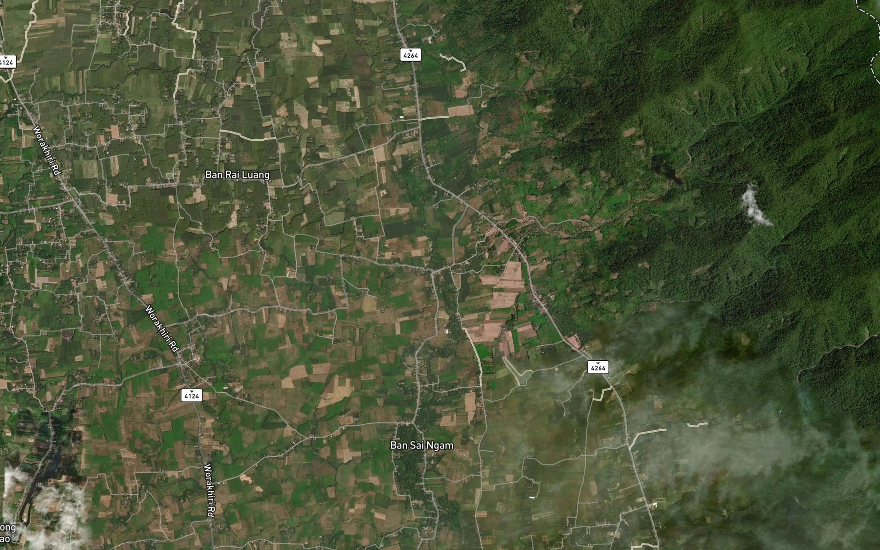 Satellite map of the Huai Lo