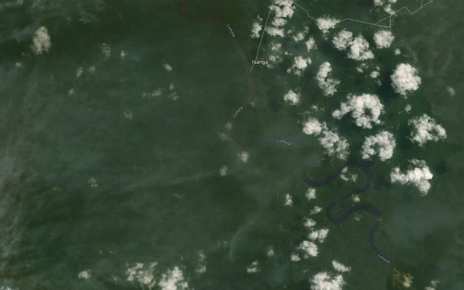Satellite map of the Bwele