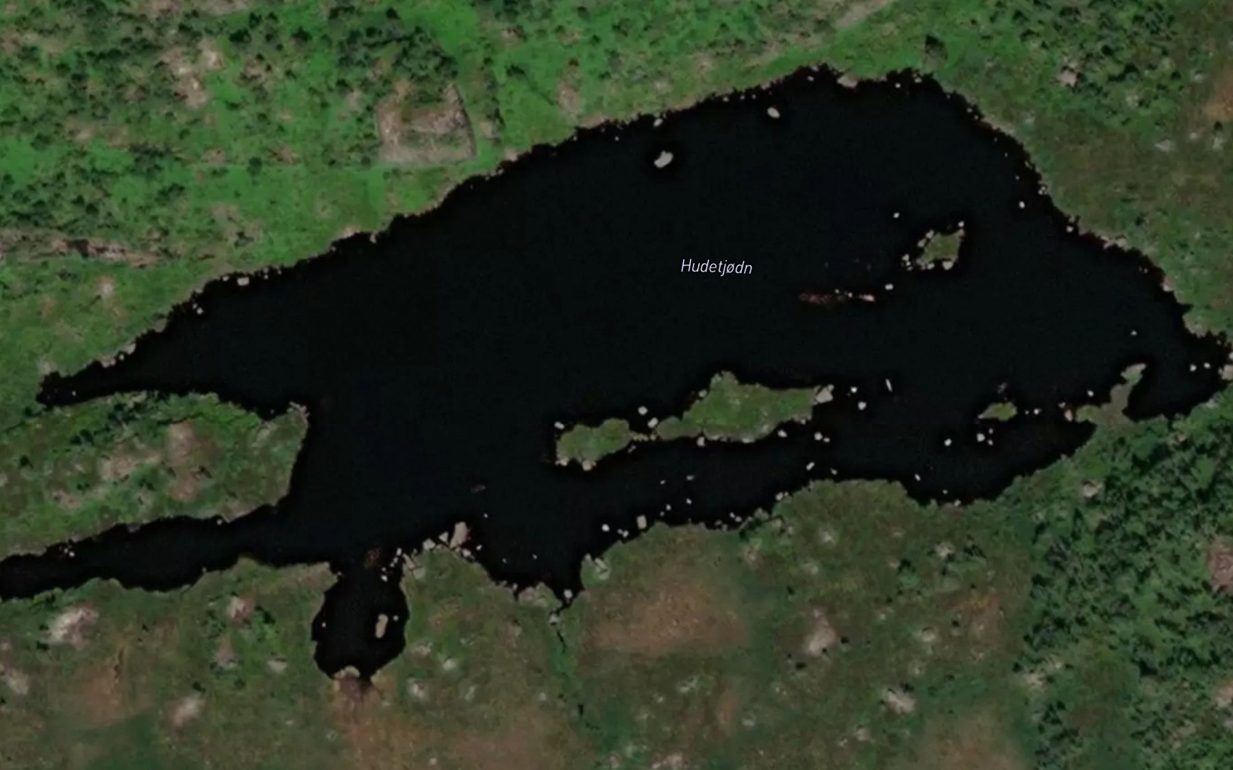 Satellite map of the Hauetjorna