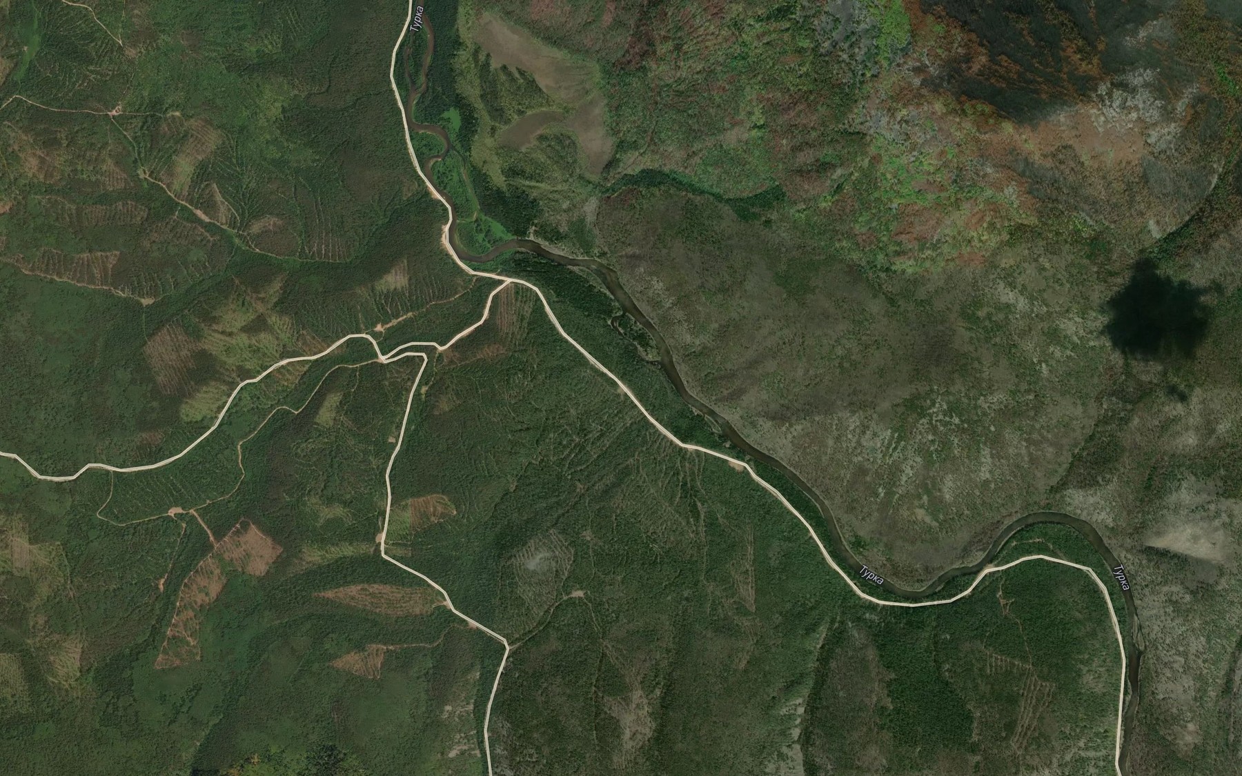 Satellite map of the Batanay