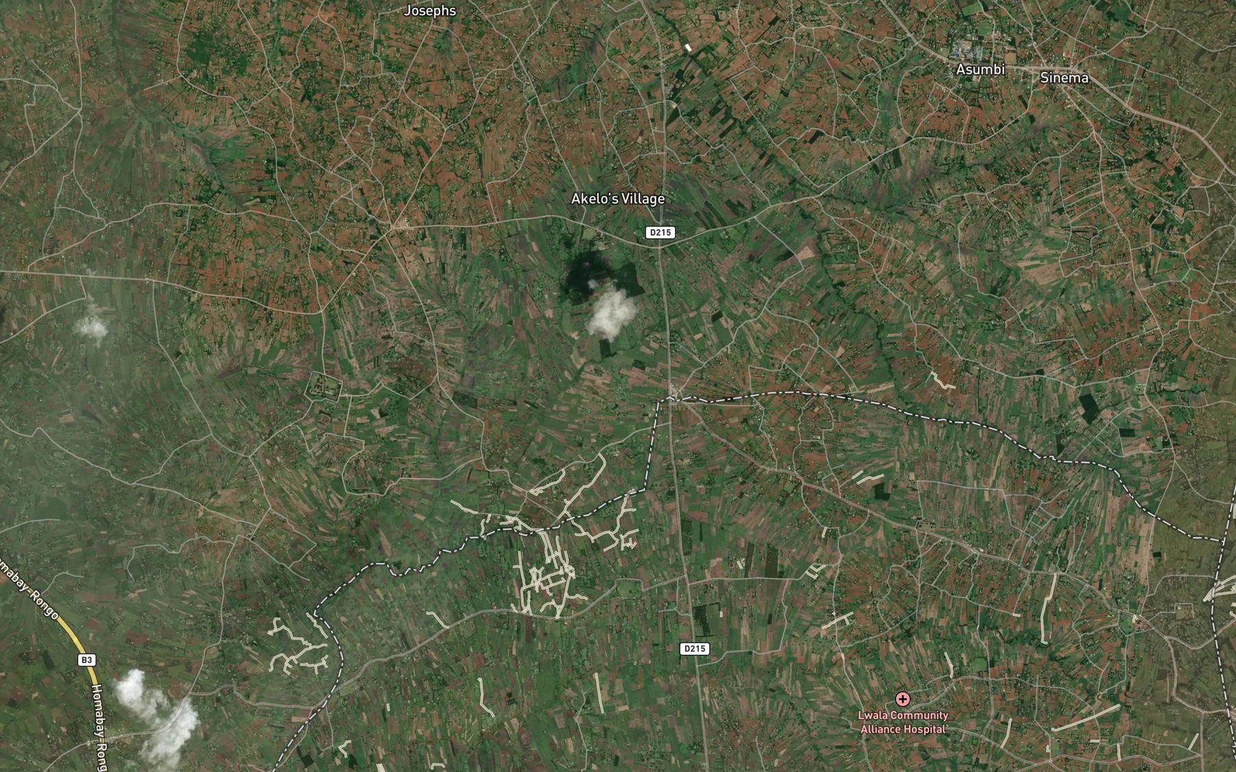 Satellite map of the Kuna