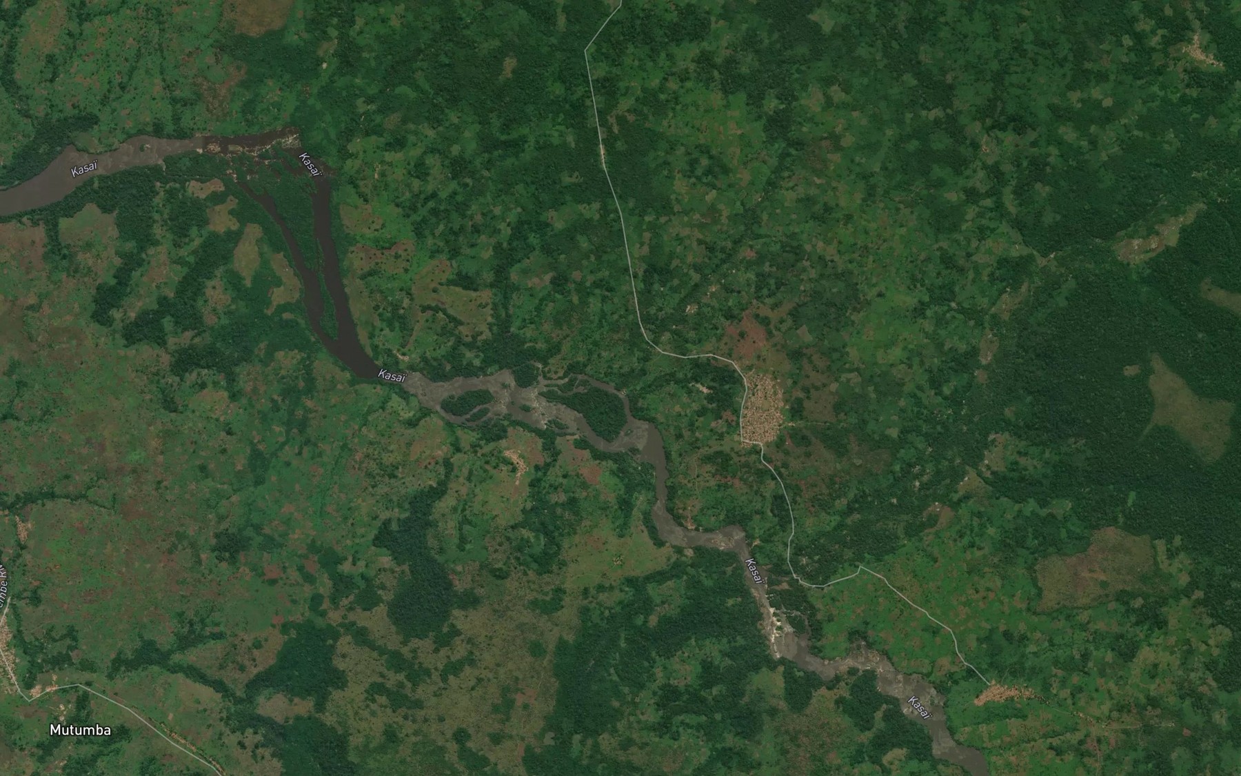 Satellite map of the Kandalolo