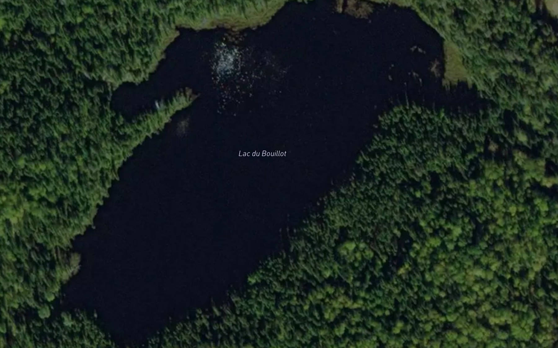 Satellite map of the Lac du Bouillot