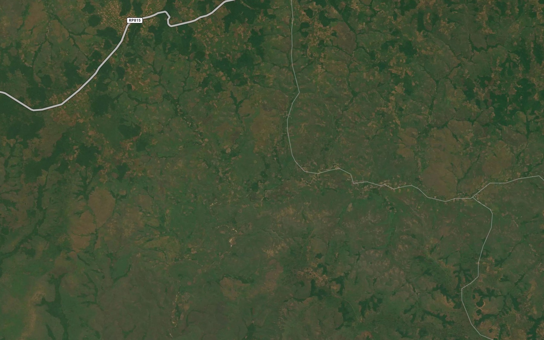 Satellite map of the Kabombo