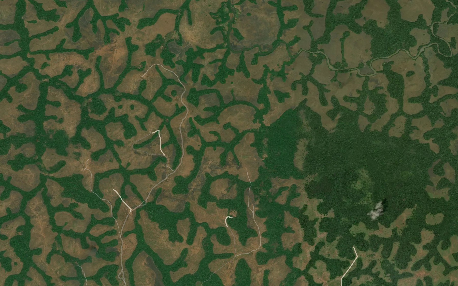 Satellite map of the Djie