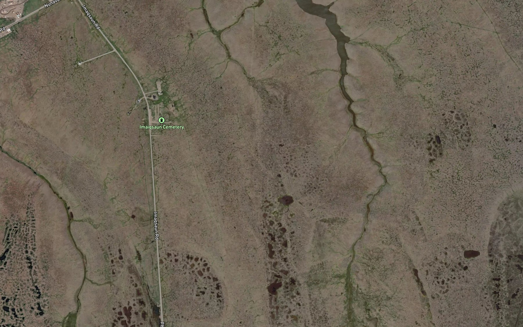Satellite map of the Isatkoak Reservoir