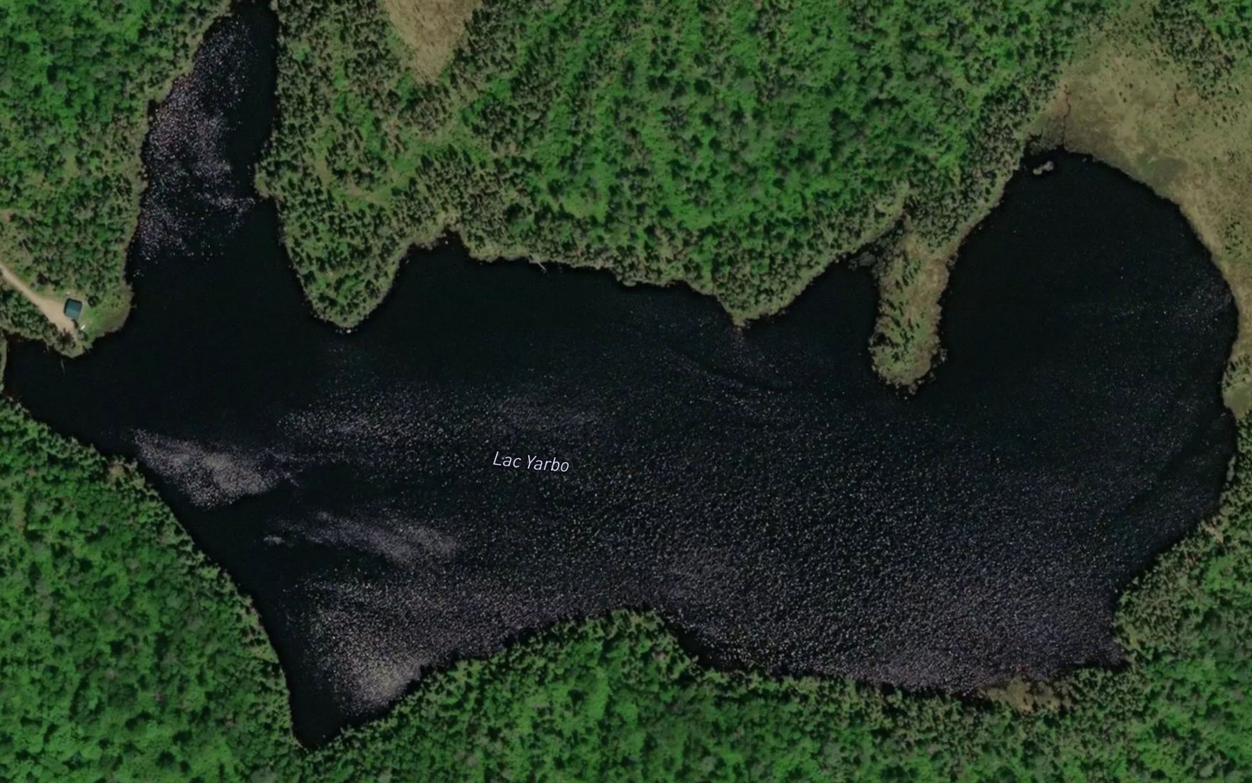 Satellite map of the Lac Yarbo