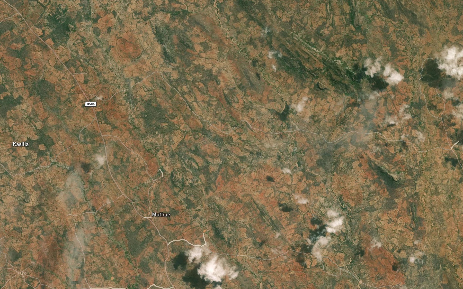 Satellite map of the Ndolonga