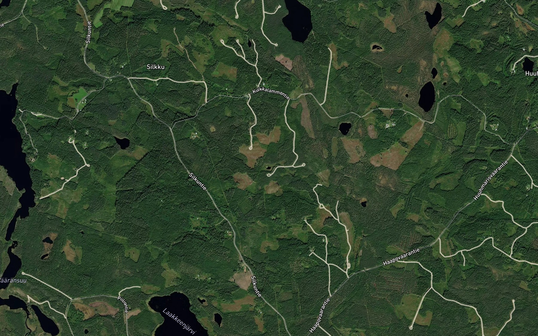 Satellite map of the Nousilanlampi