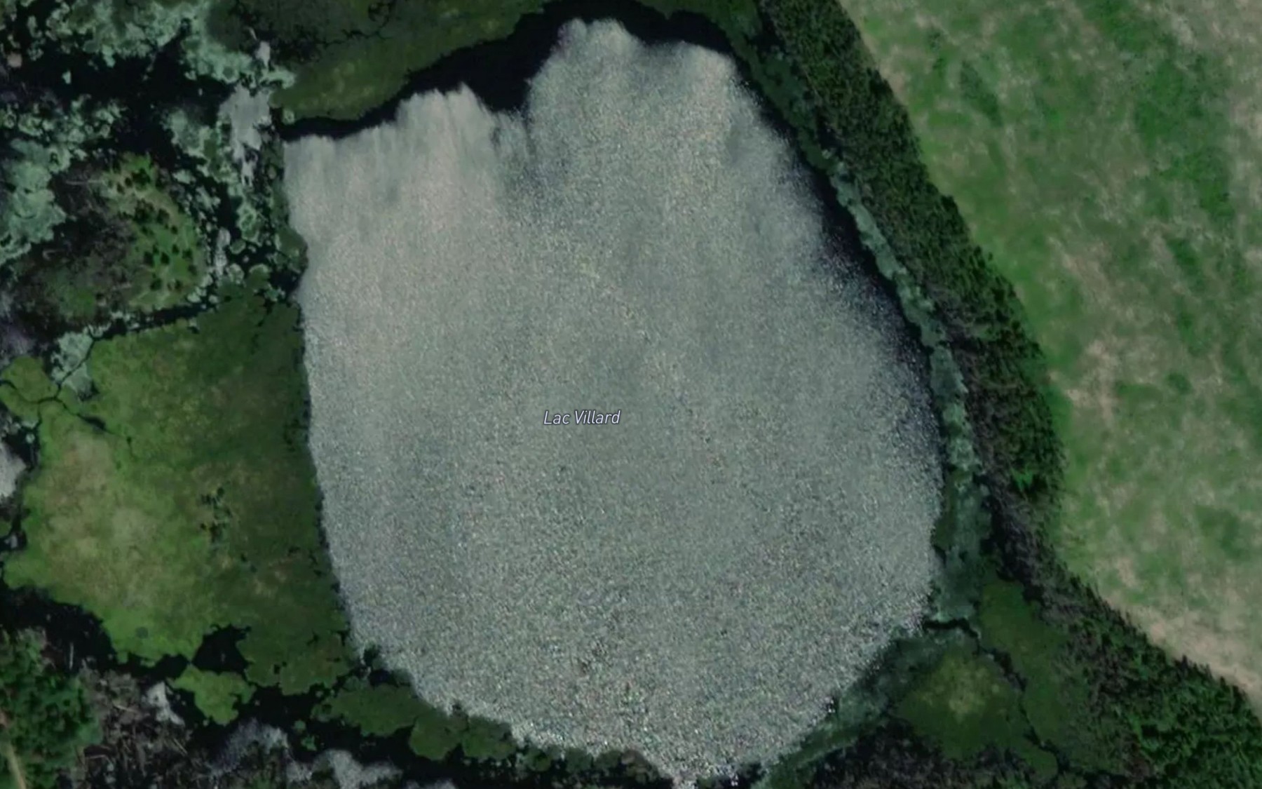 Satellite map of the Lac Villard