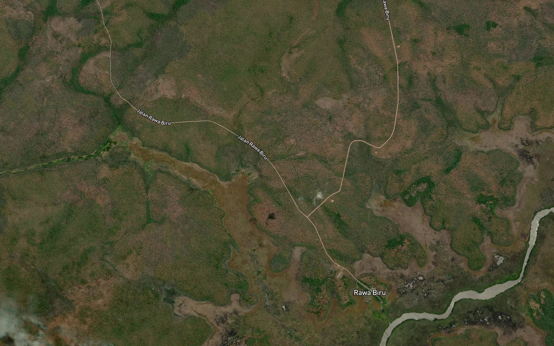 Satellite map of the Bertaboobke