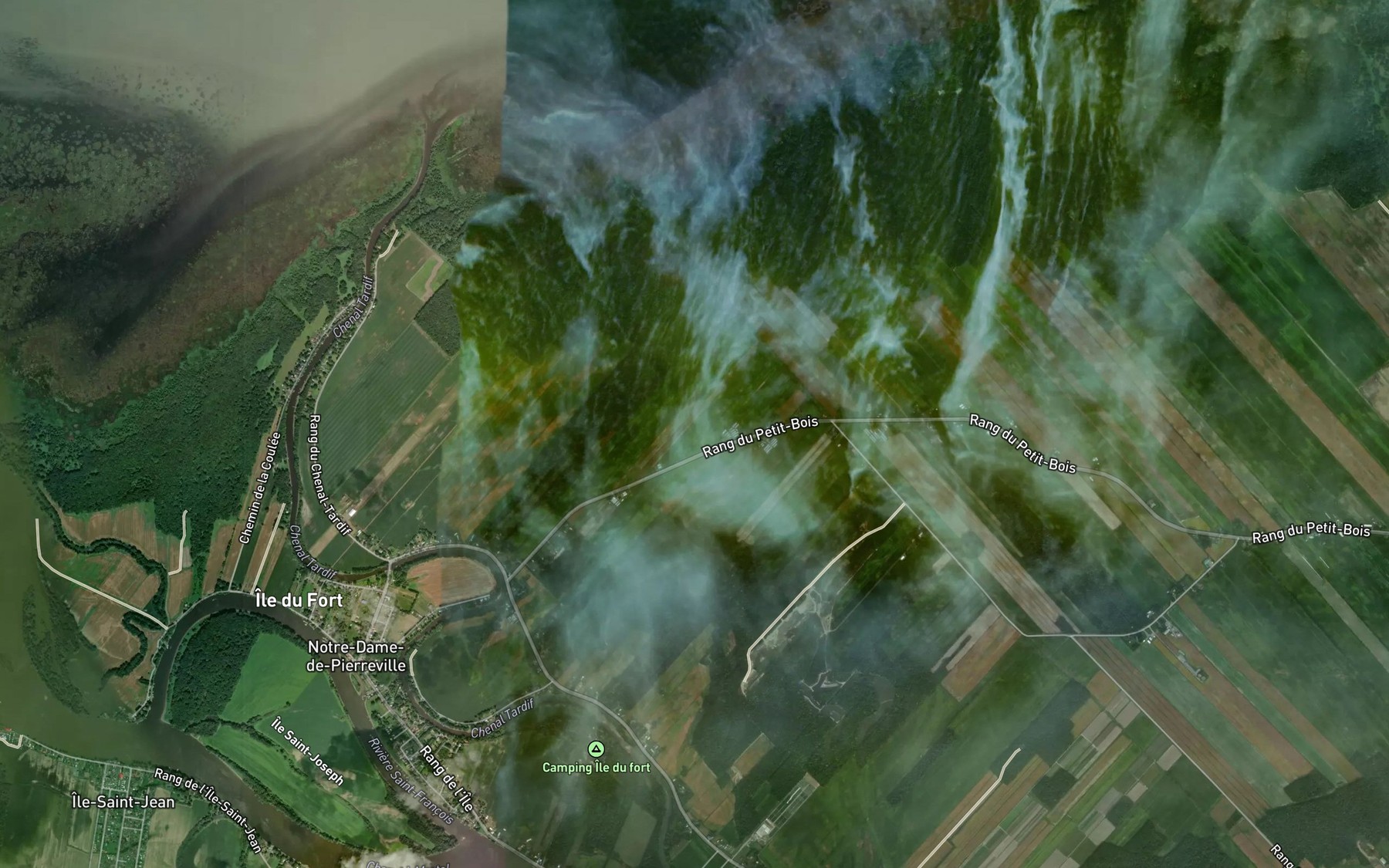 Satellite map of the Petite decharge Laforce