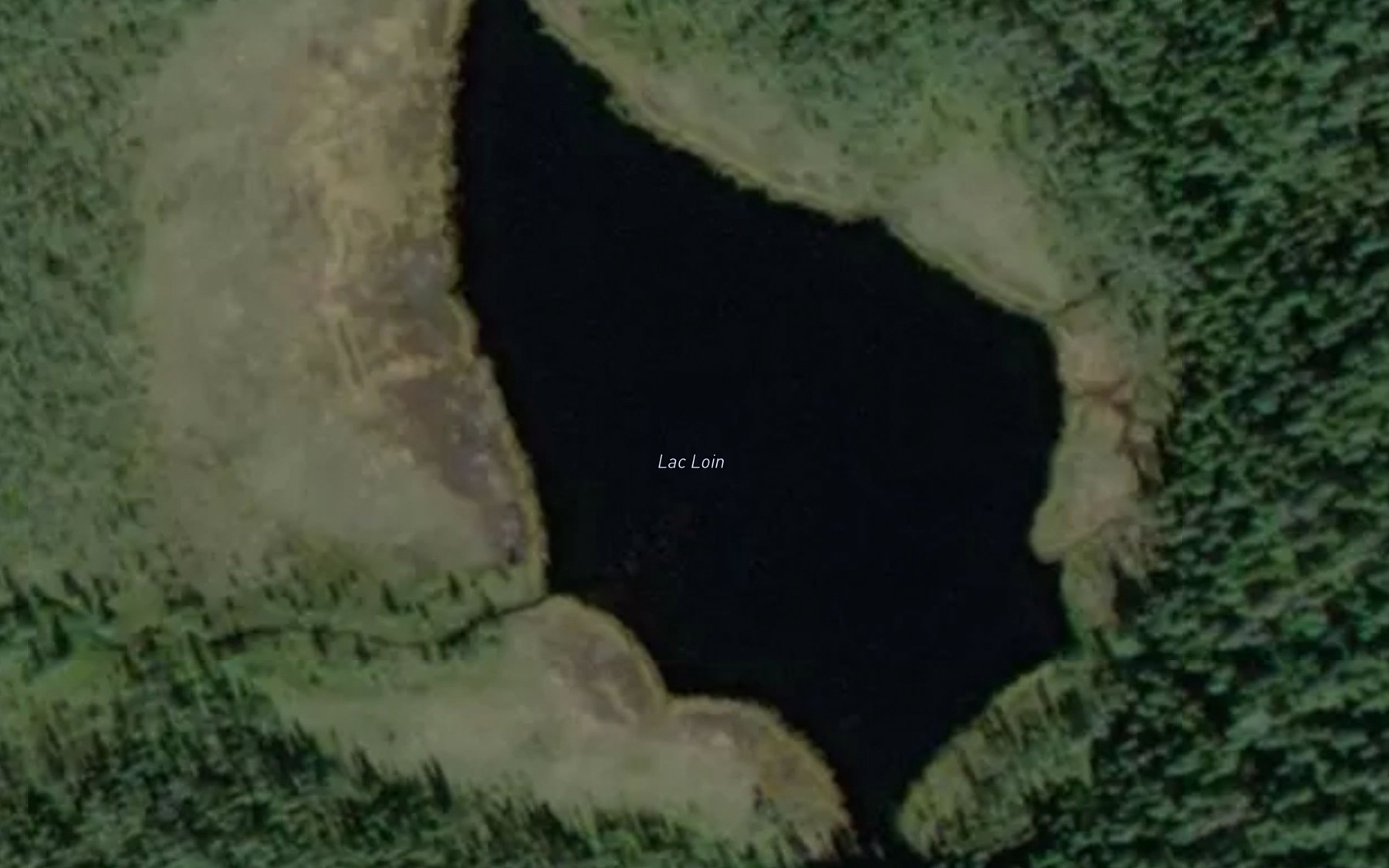 Satellite map of the Lac Loin
