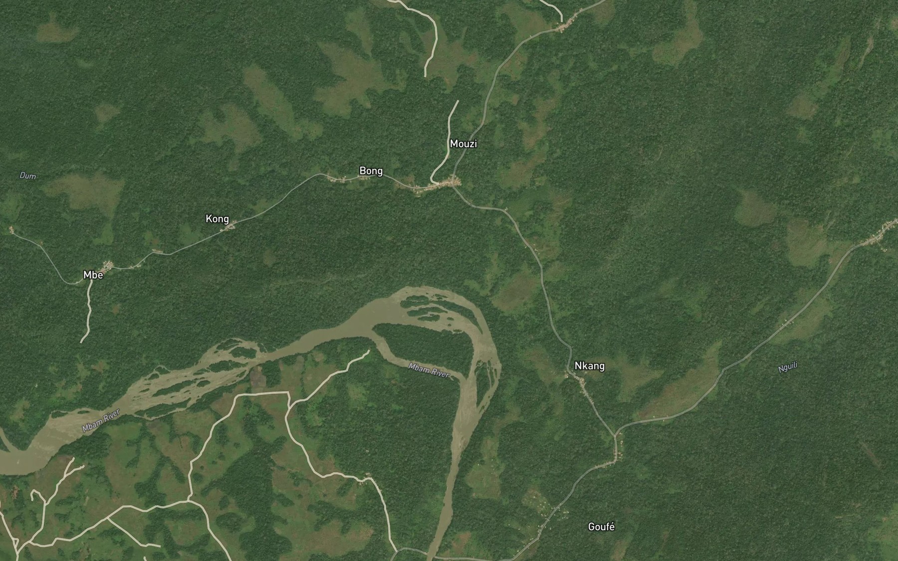 Satellite map of the Moasen