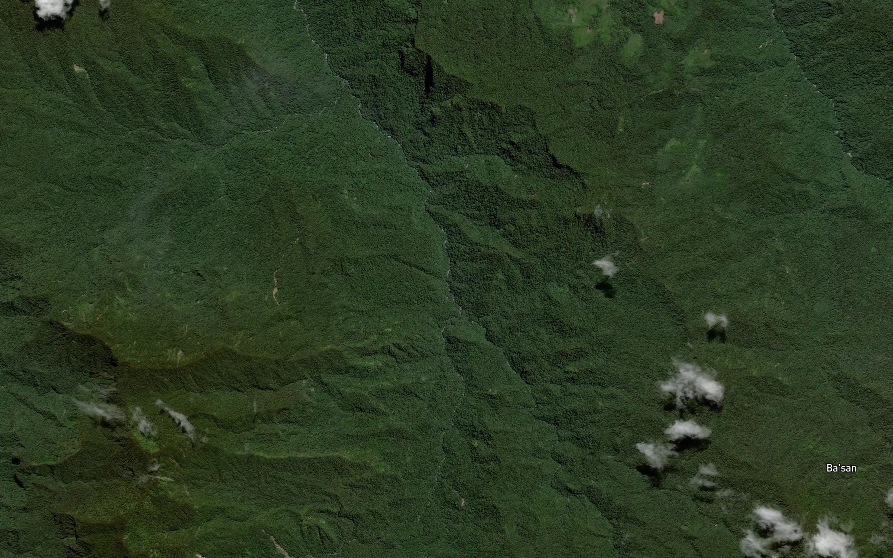 Satellite map of the Salu Toan