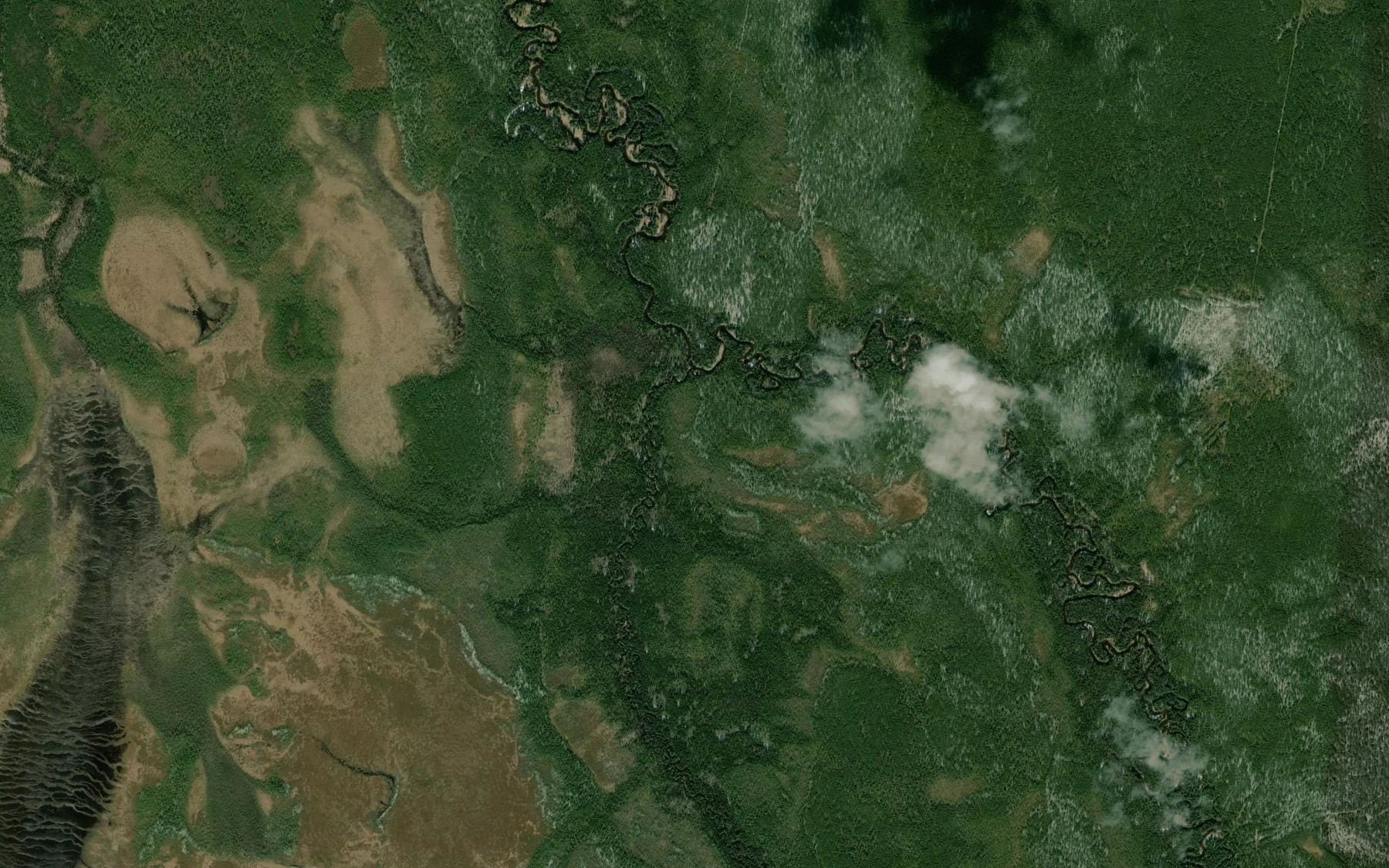 Satellite map of the Kyarnysh