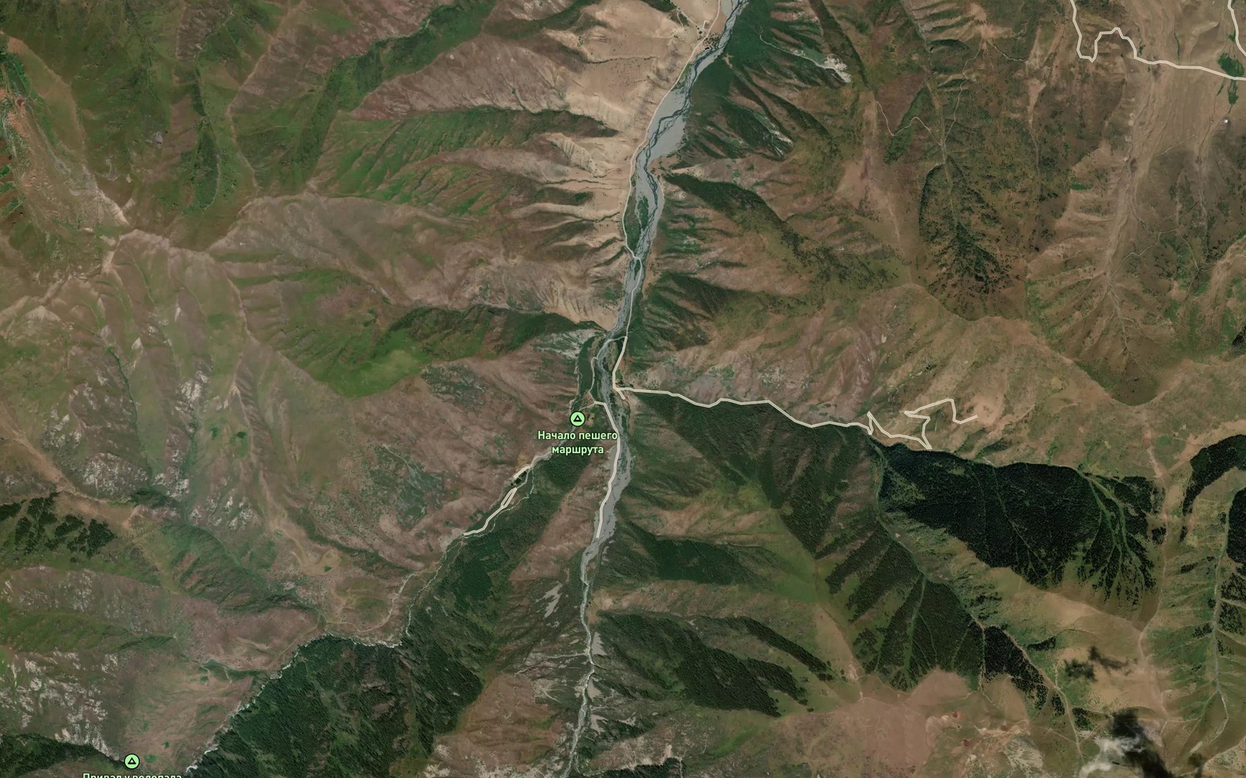 Satellite map of the Tuyuk