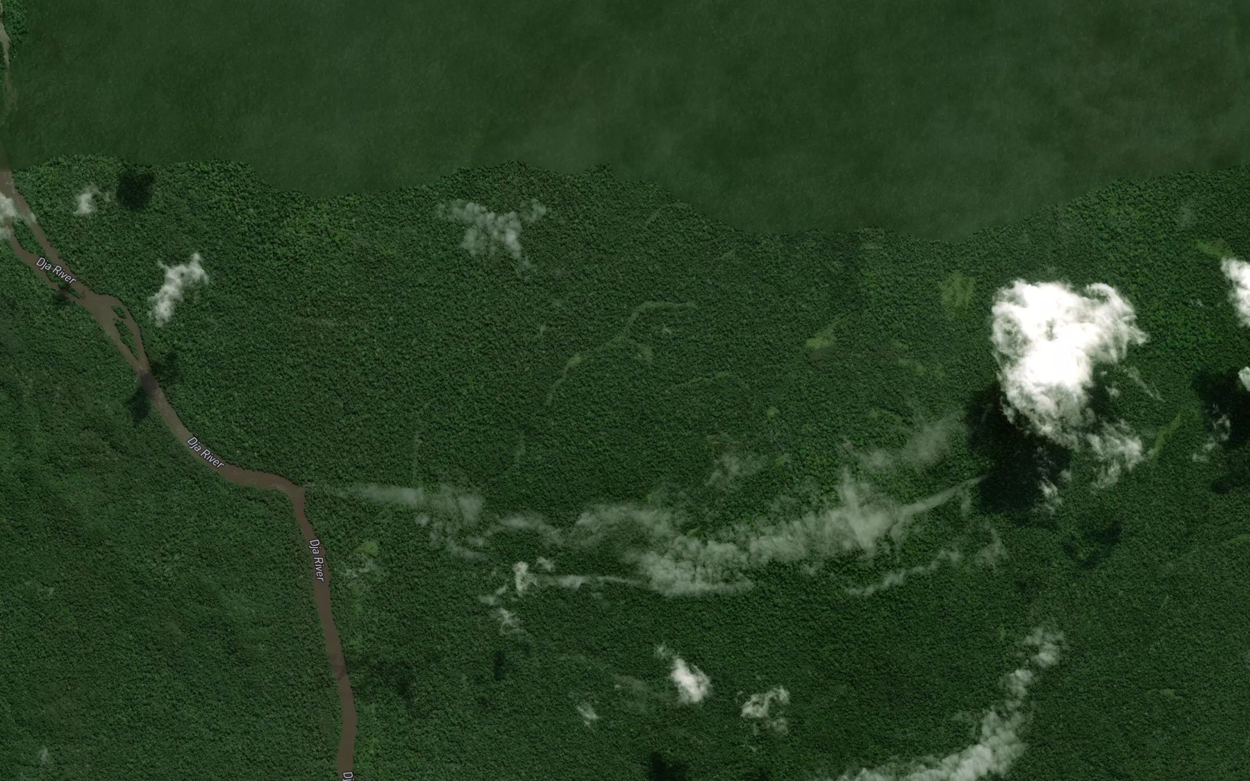 Satellite map of the Boambo
