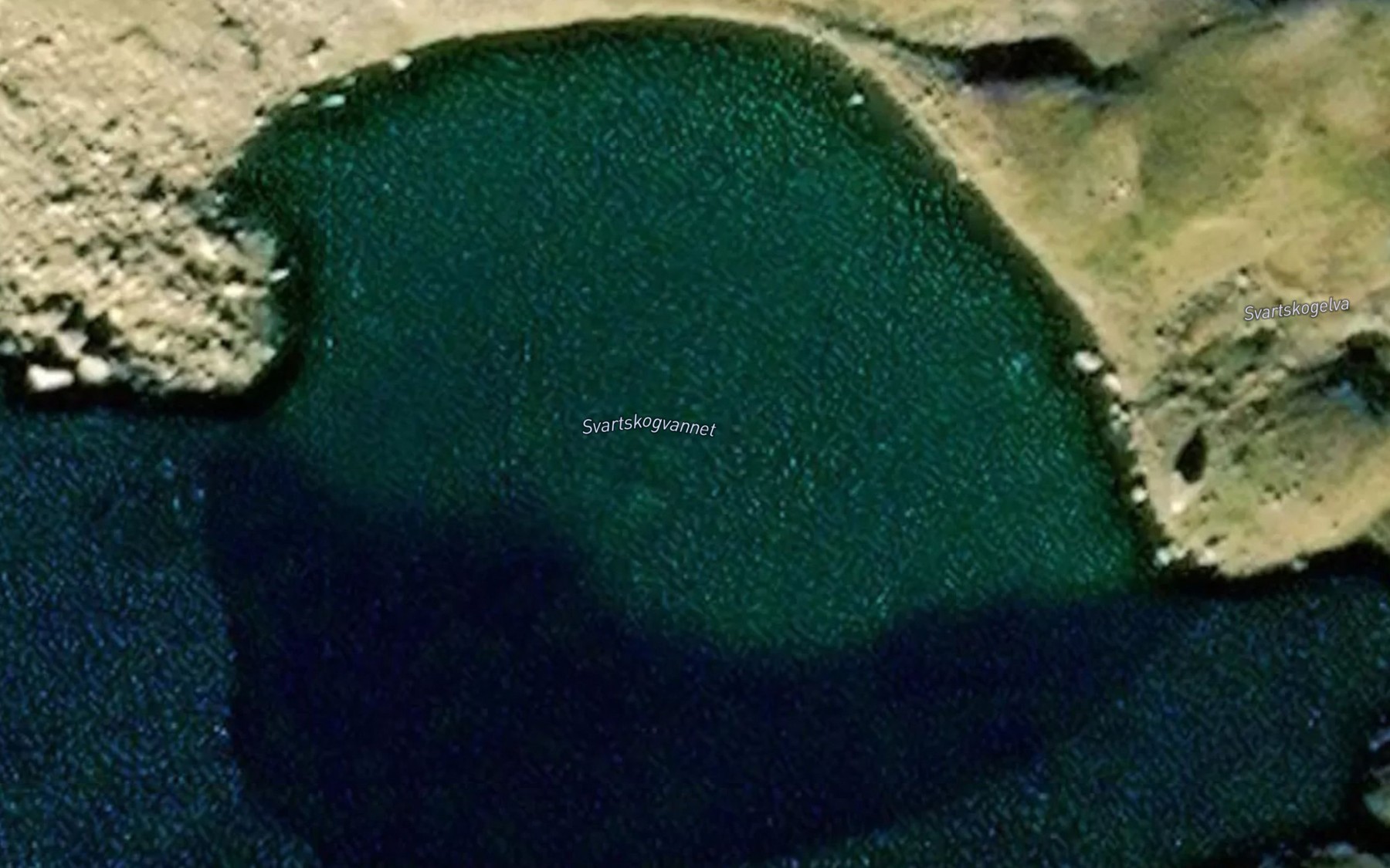 Satellite map of the Svartskogvatnet