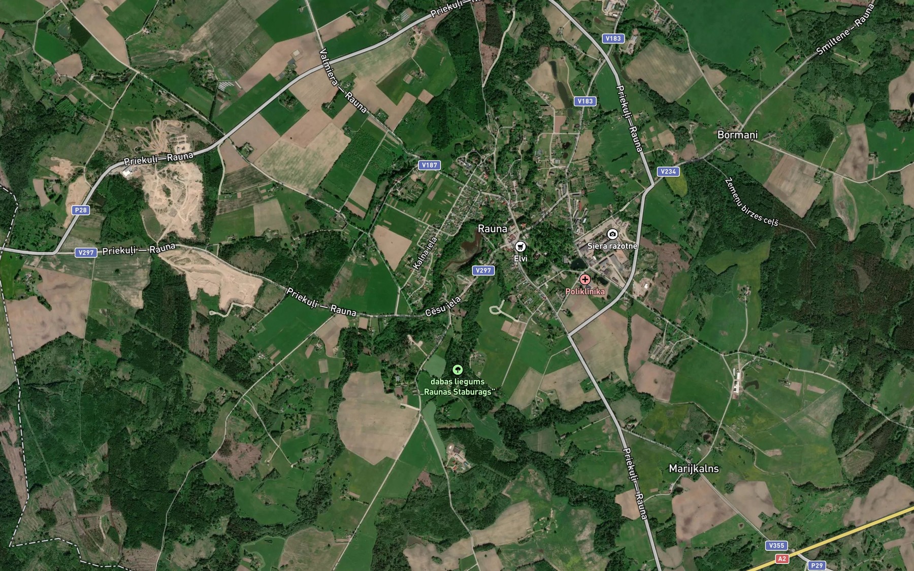 Satellite map of the Licupe