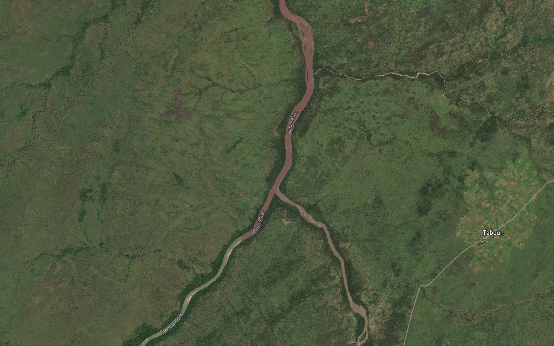 Satellite map of the Mayo Oldiri