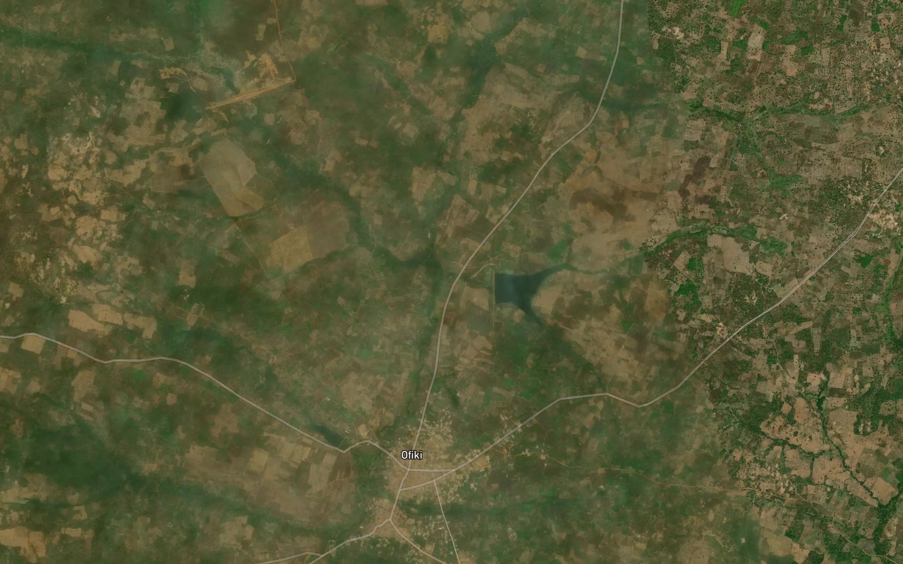Satellite map of the River Olori