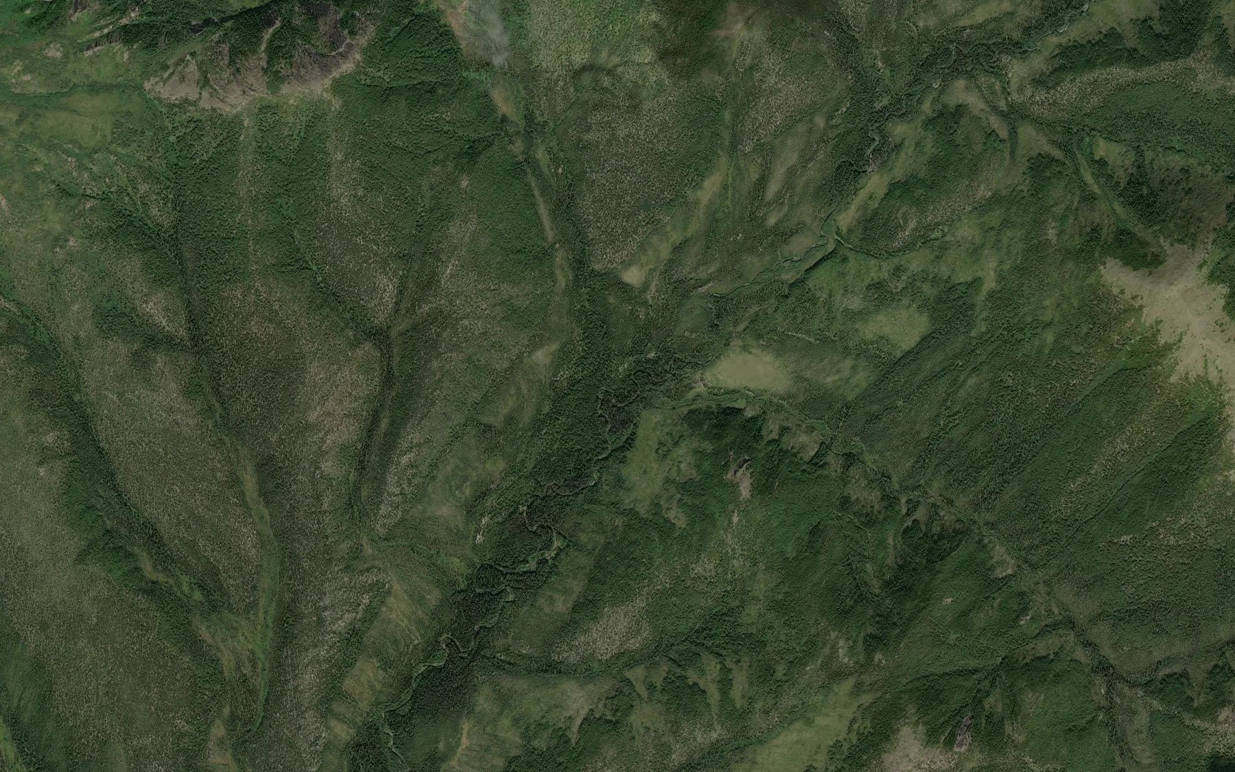 Satellite map of the Ohio Creek