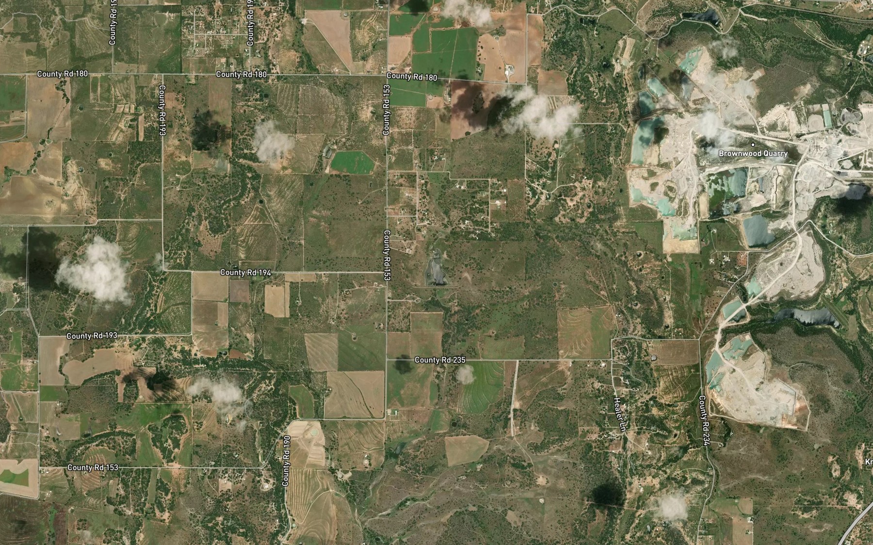 Satellite map of the Soil Conservation Service Site 5 Reservoir