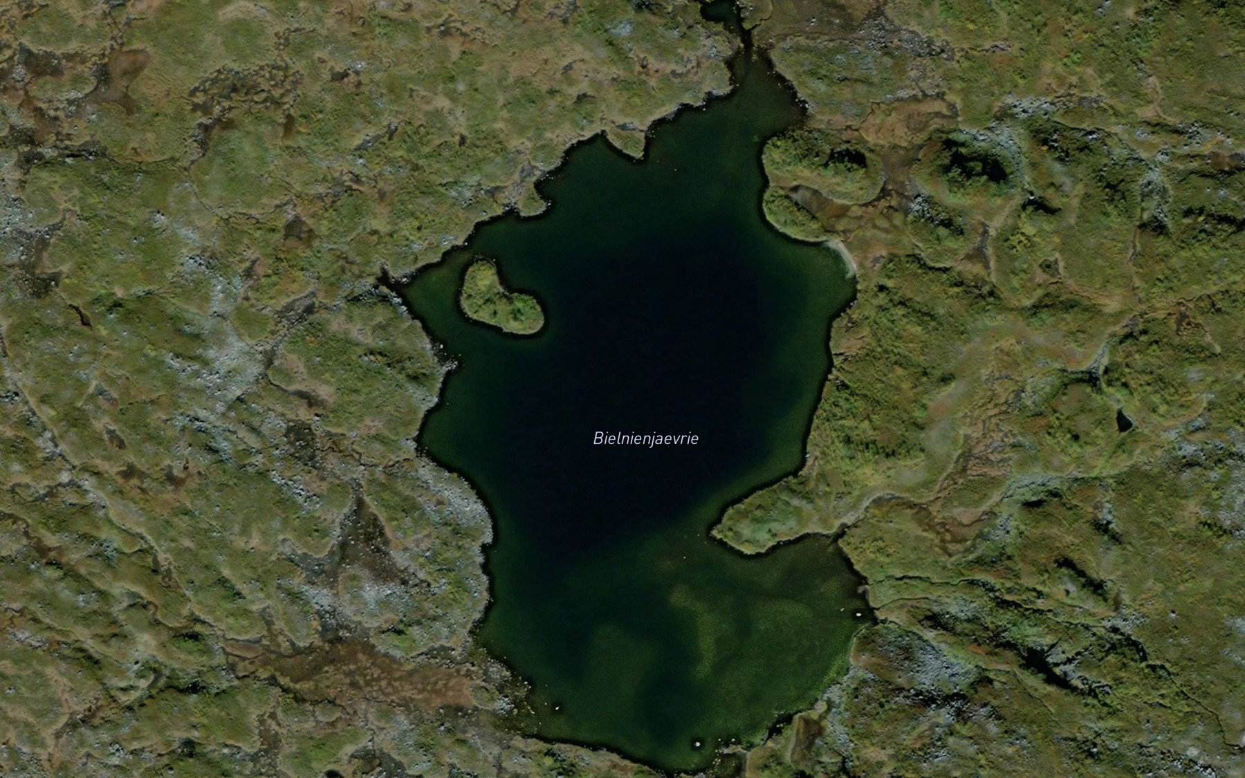 Satellite map of the Bielnienjaevrie